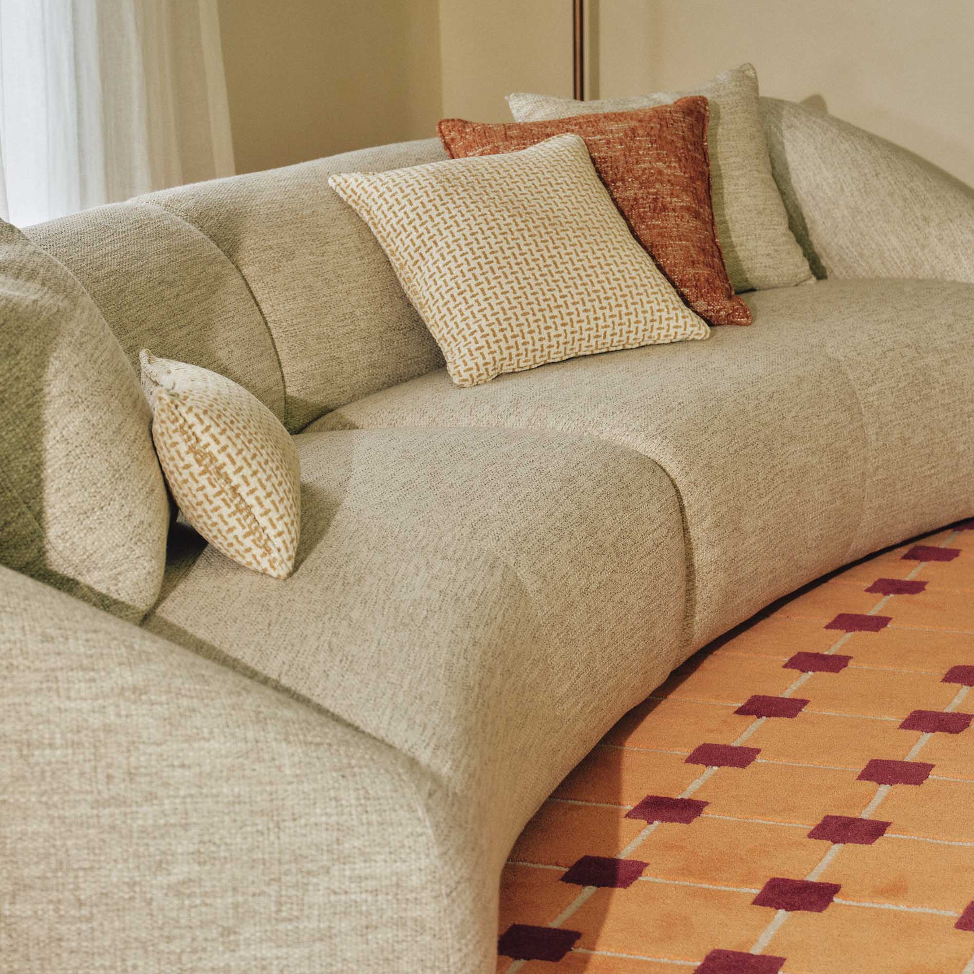 Amelie Modular Sofa Pebble Weave