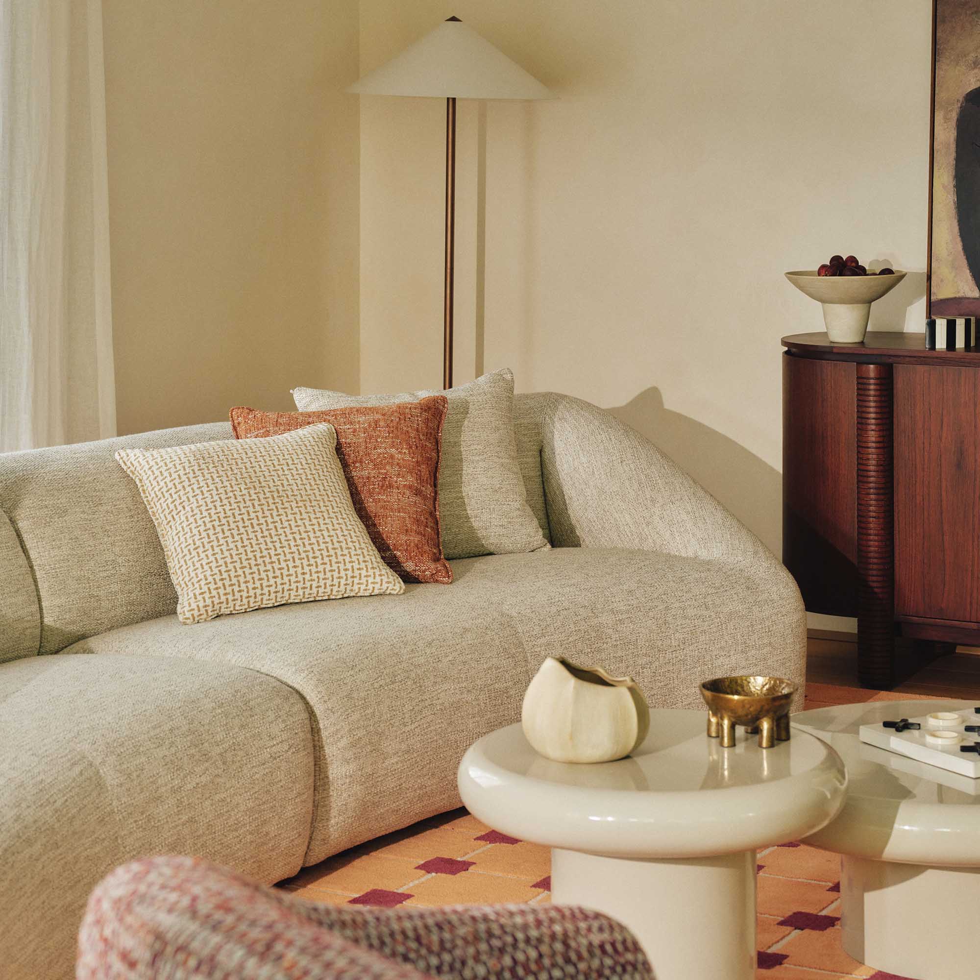 Amelie Modular Sofa Pebble Weave