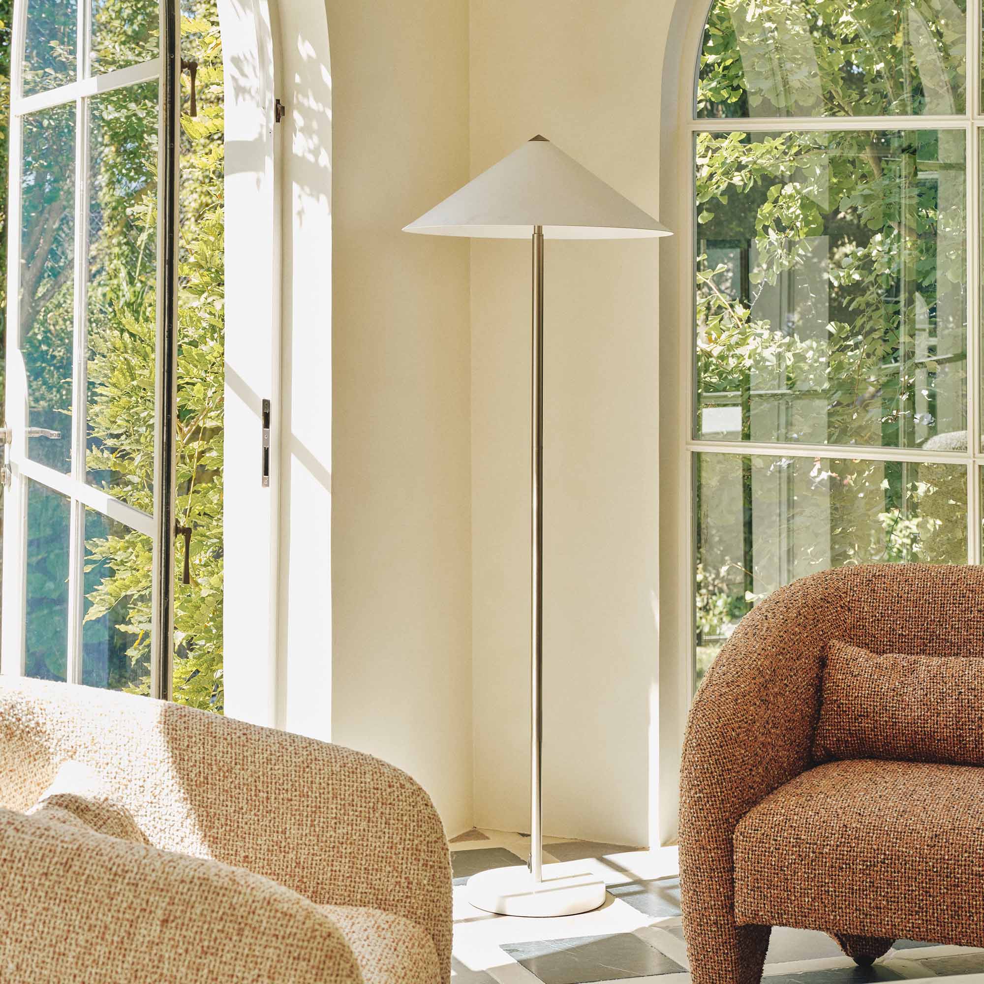 Aiko Floor Lamp Silver