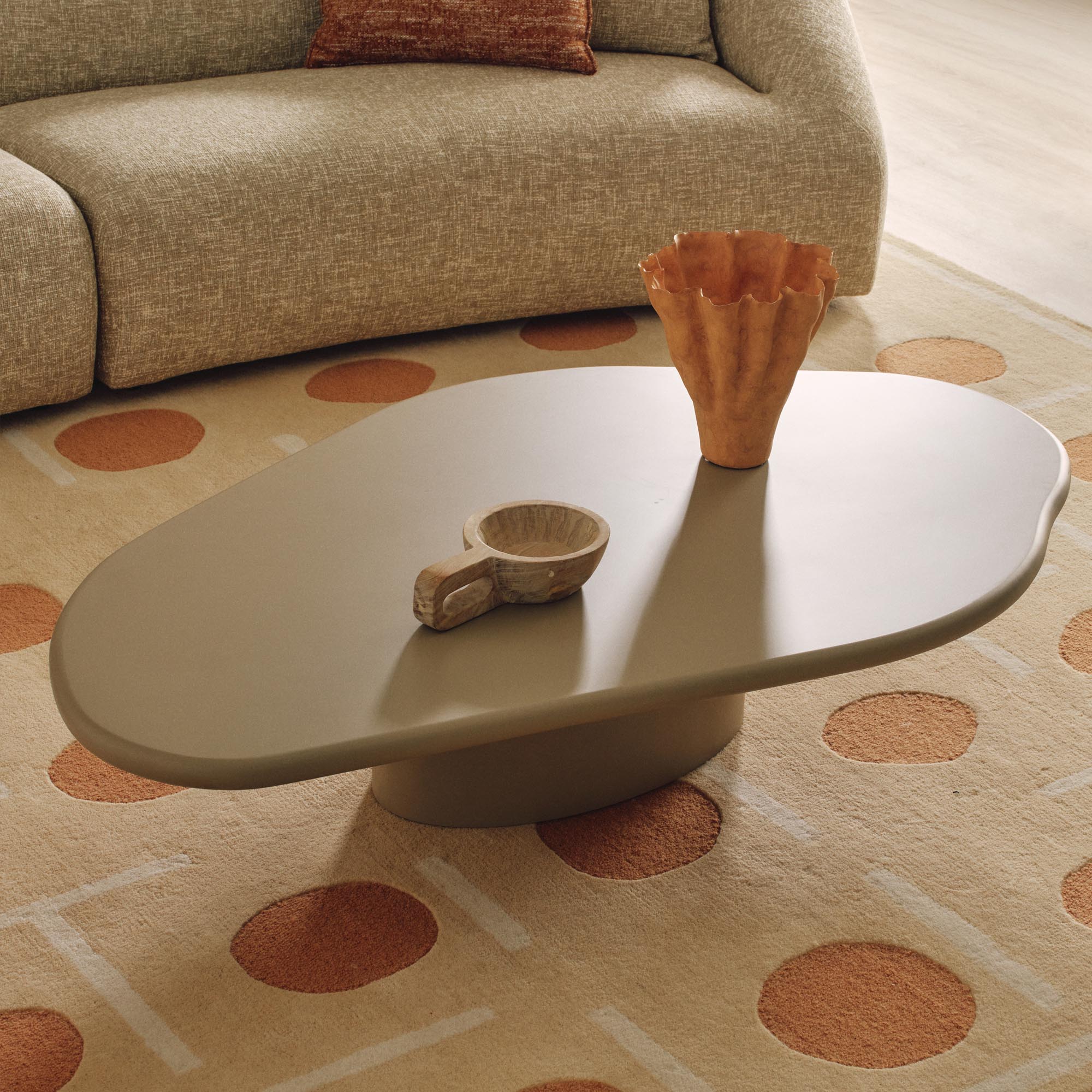 Tamu Coffee Table Pebble