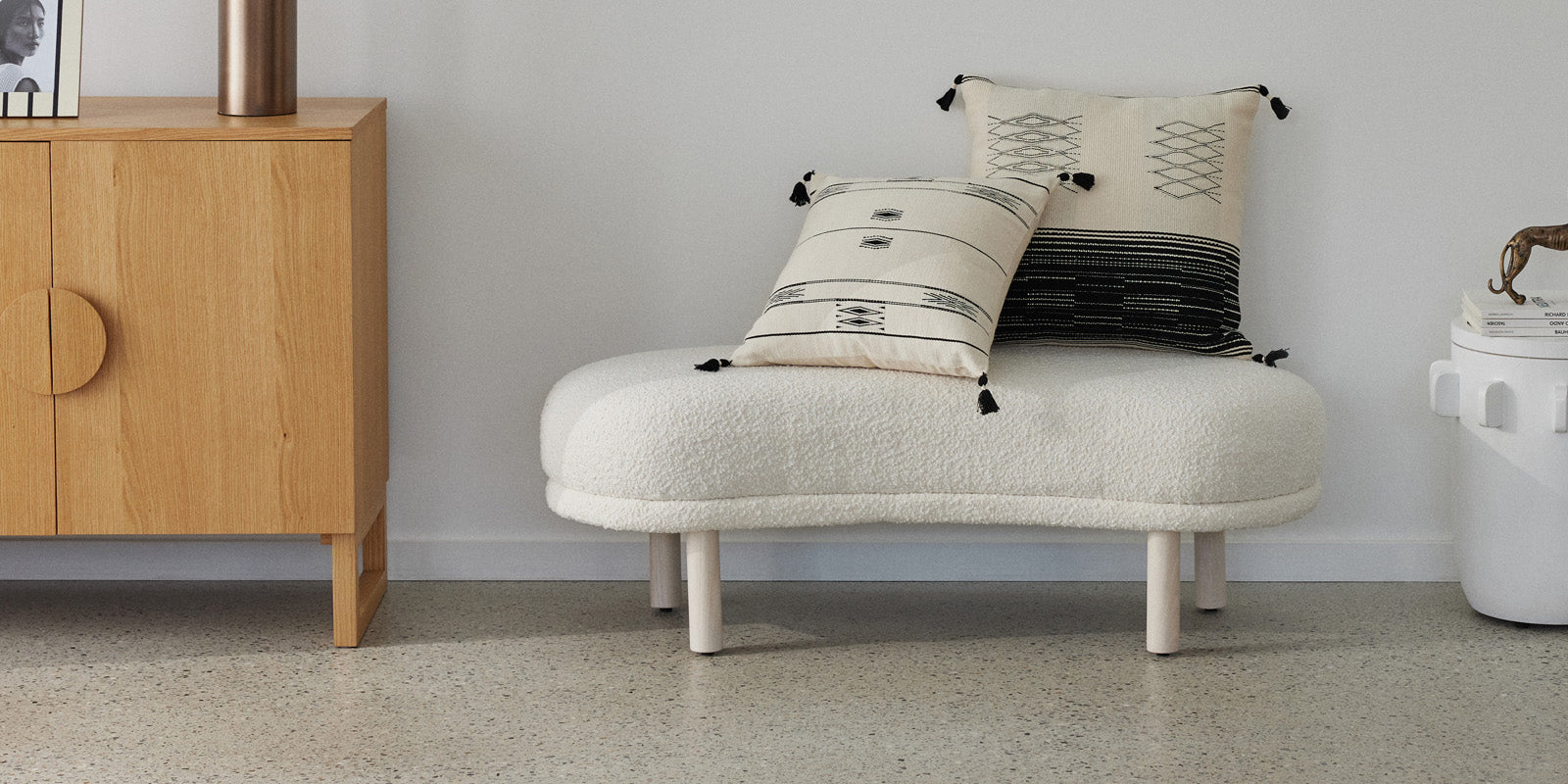 Black White Cushions