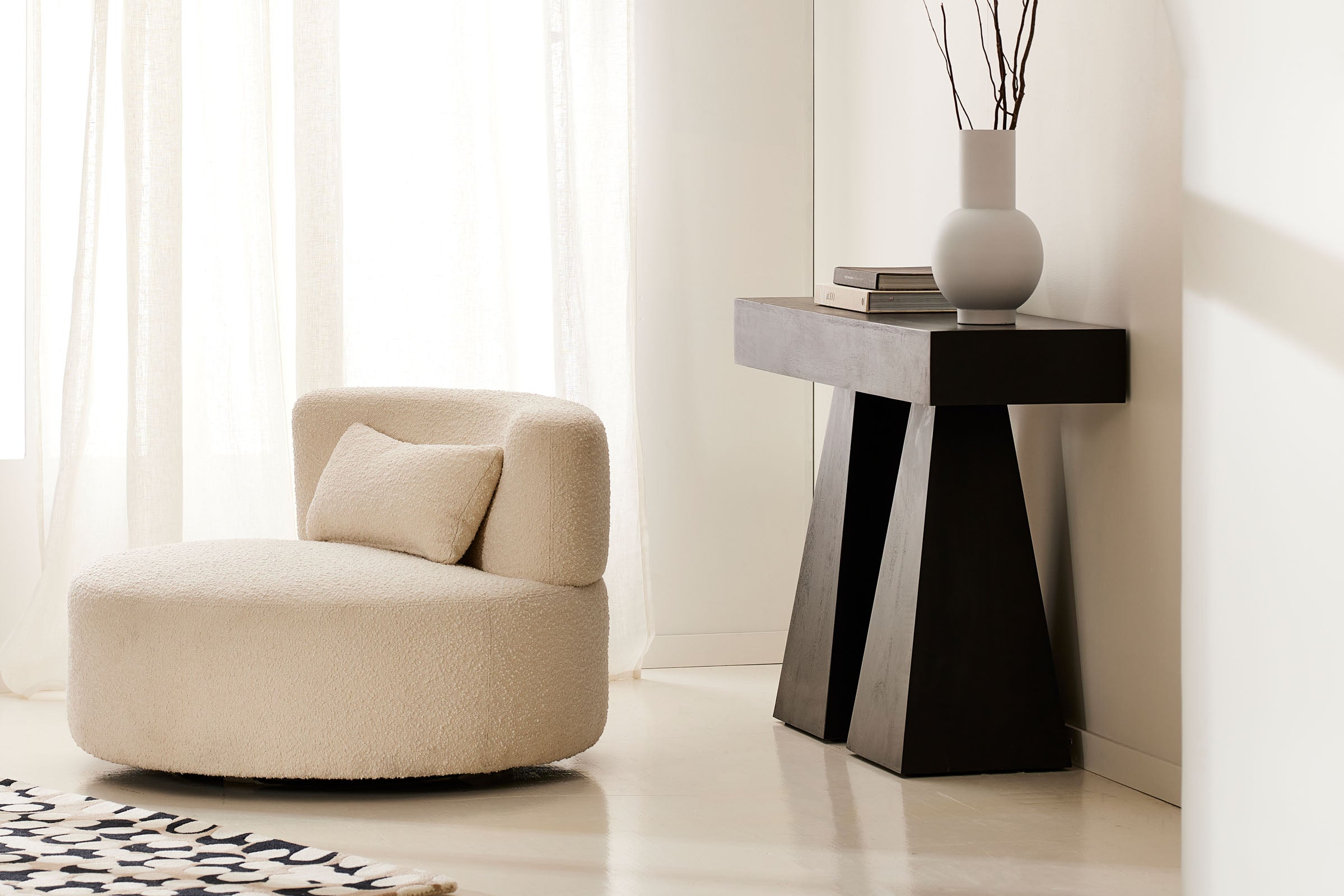 Boucle Armchairs & Lounge Chairs