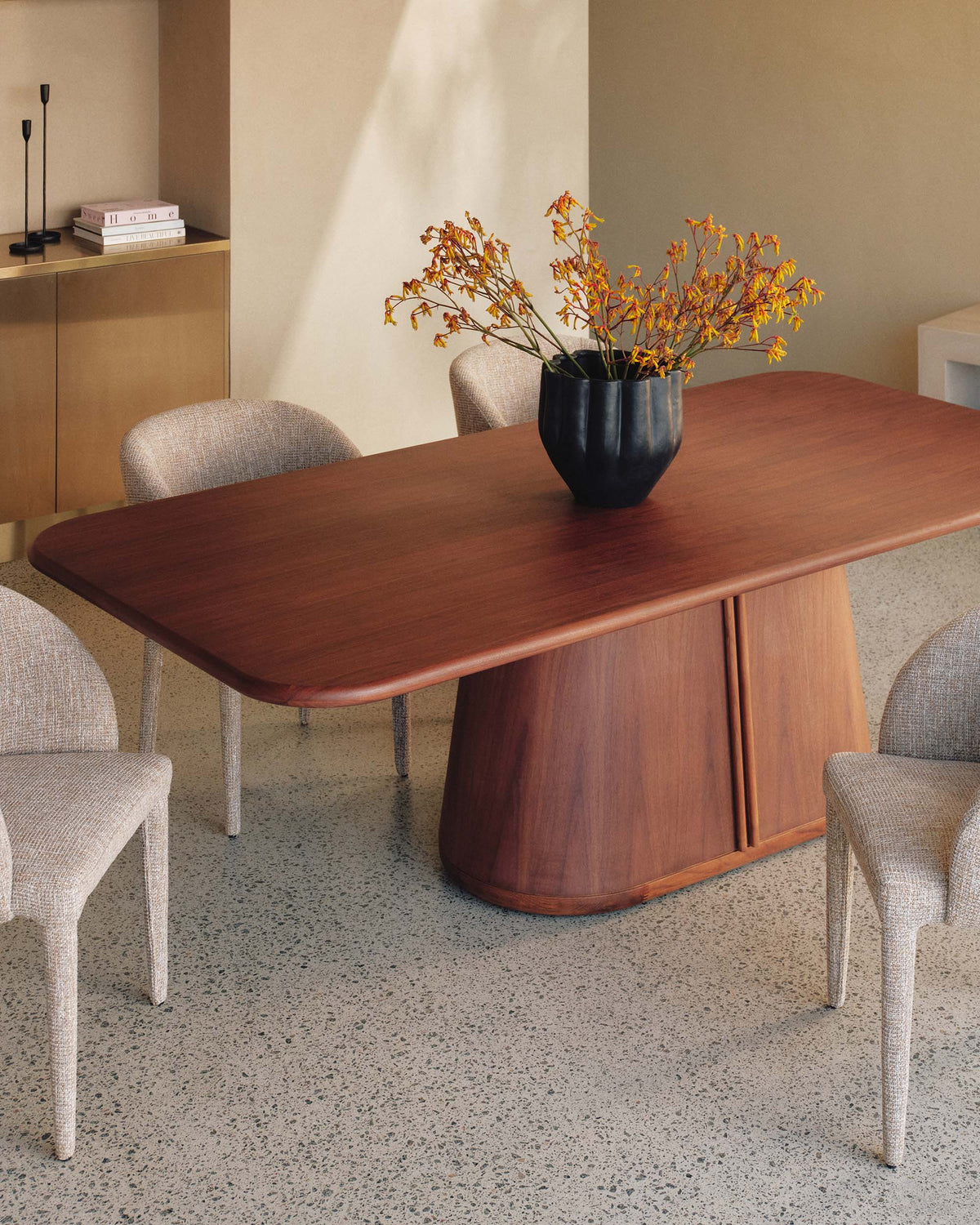 Tannah Dining Table Walnut Large