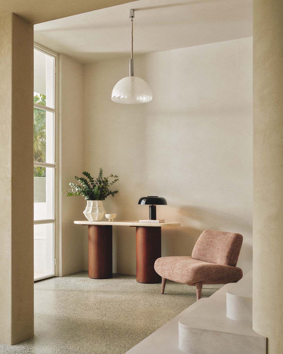 River Occasional Chair Muted Peony
