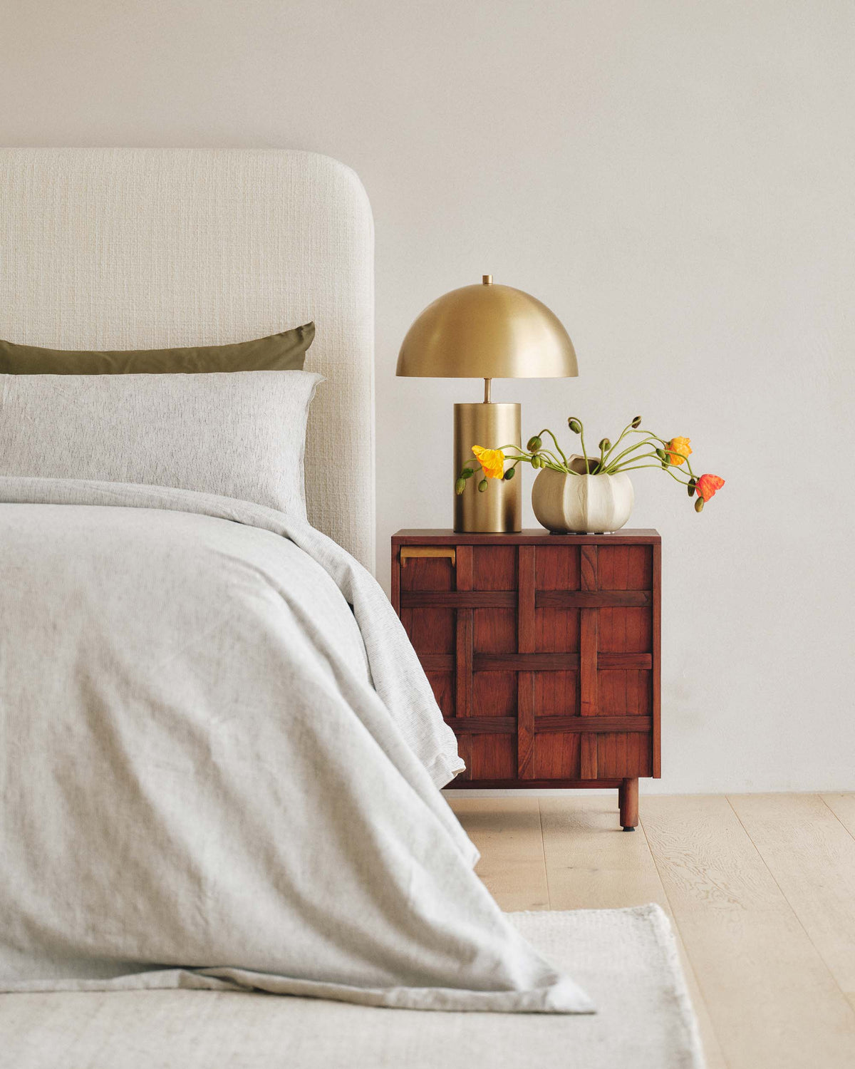 Celine Bedhead Double Alabaster