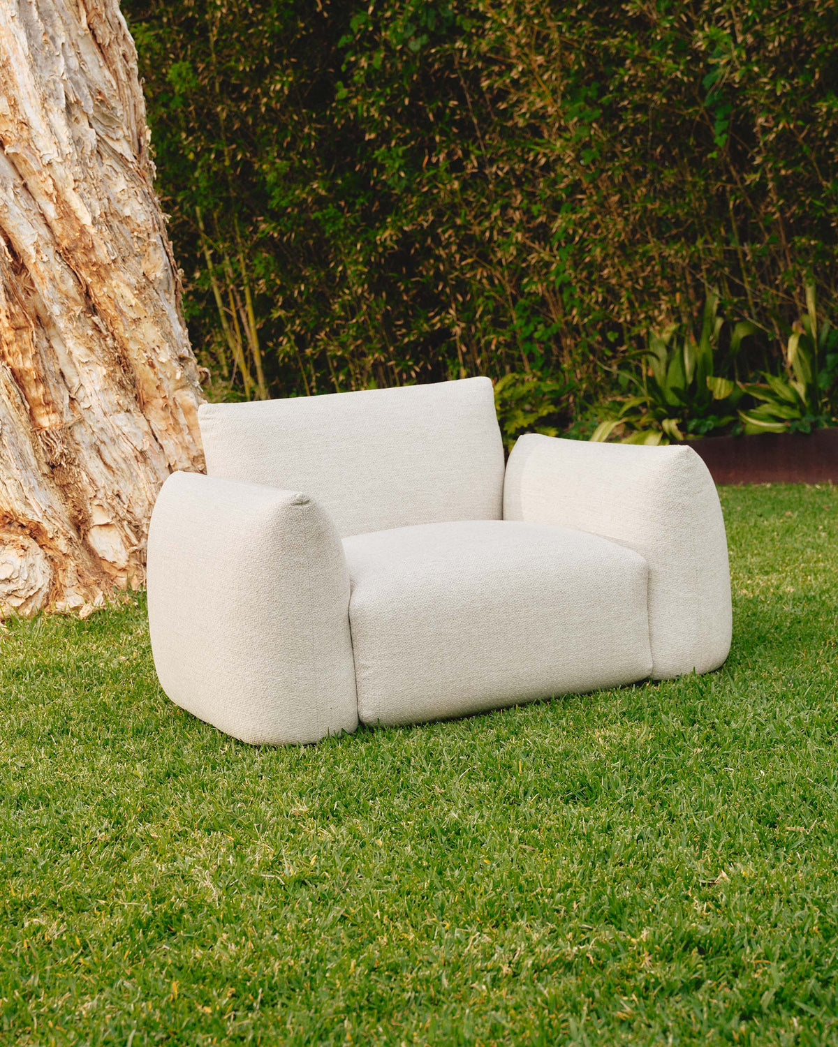 Rali Outdoor Occasional Chair Limestone Grey
