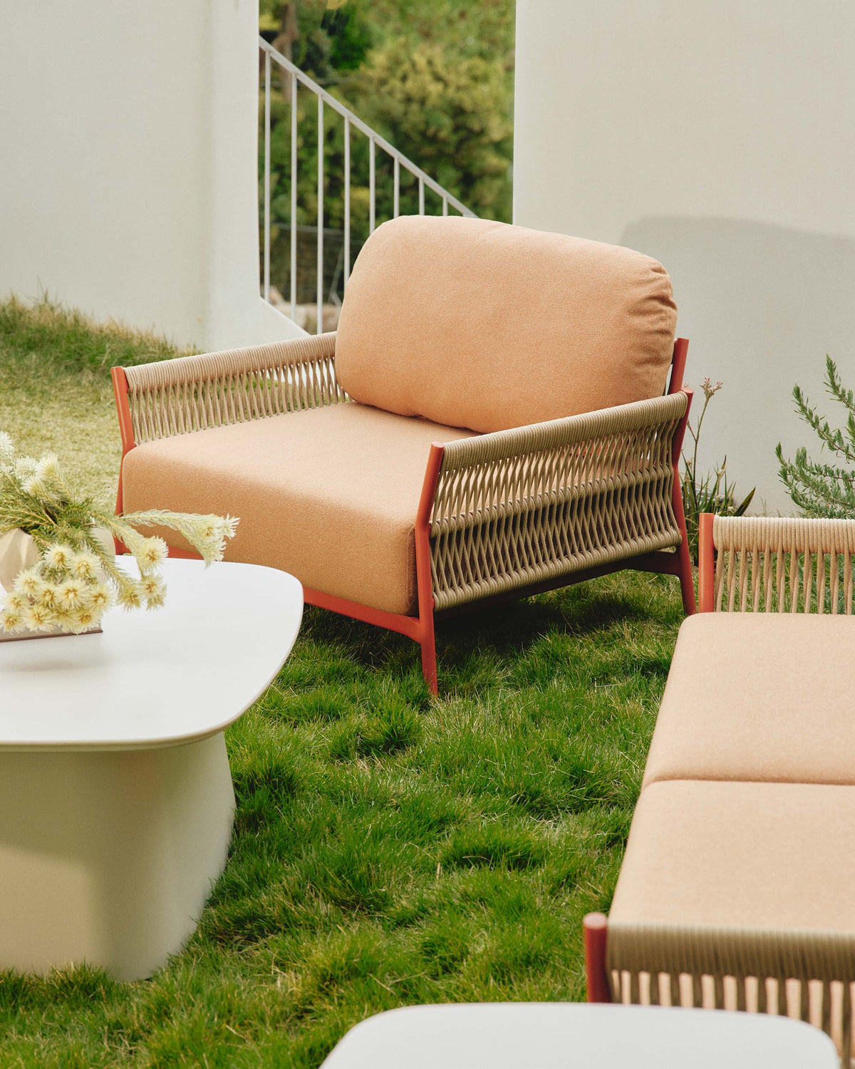 Corvo Outdoor Occasional Chair Russet
