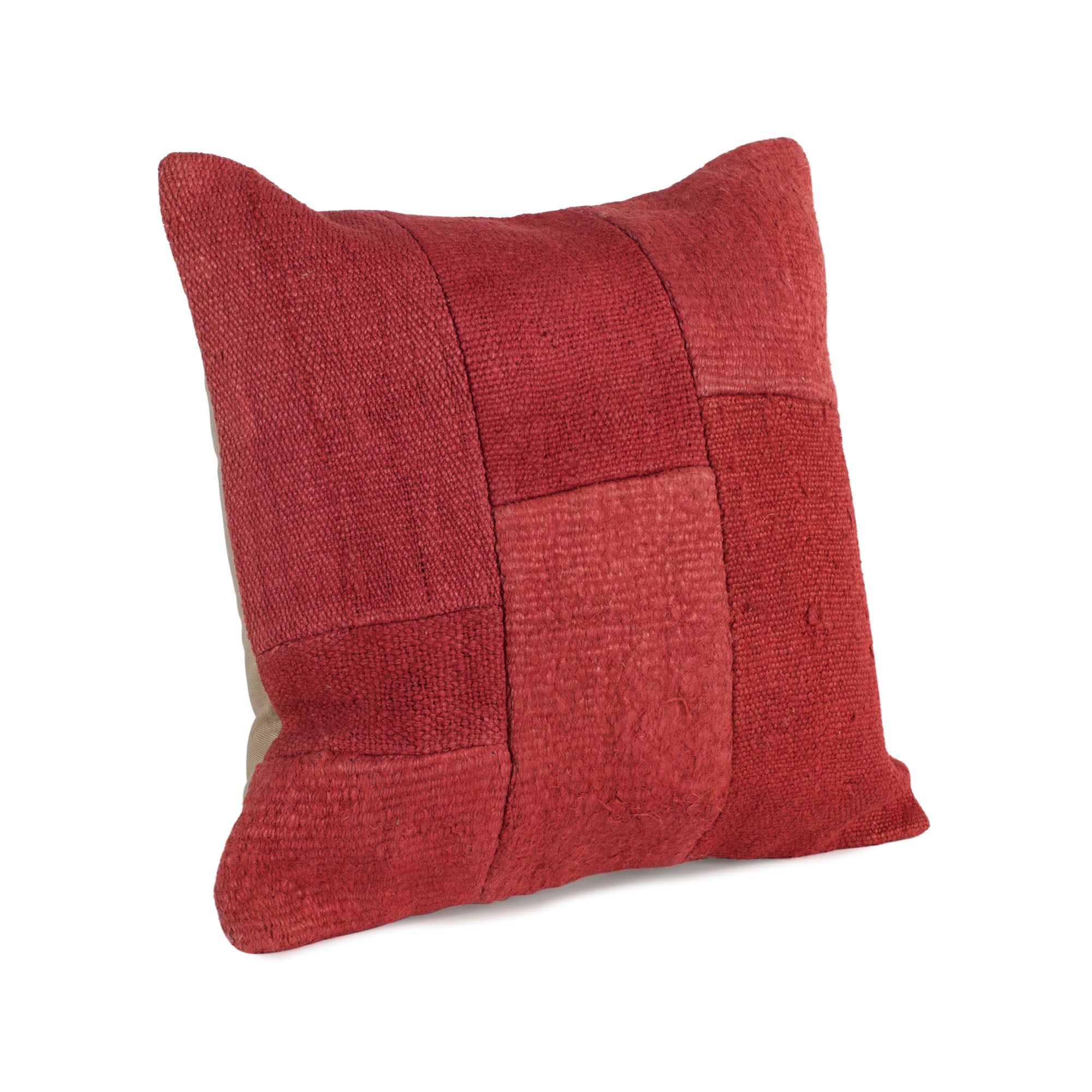 Nyrie Hemp Cushion Dark Pink 50x50