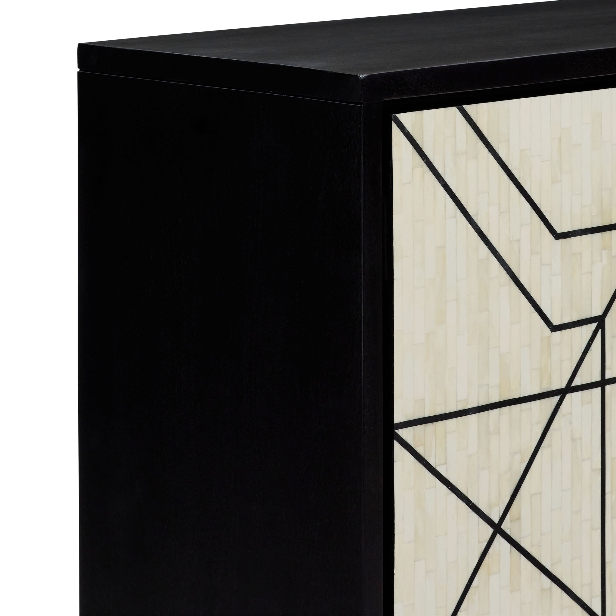 Abstract Bone Inlay Cabinet