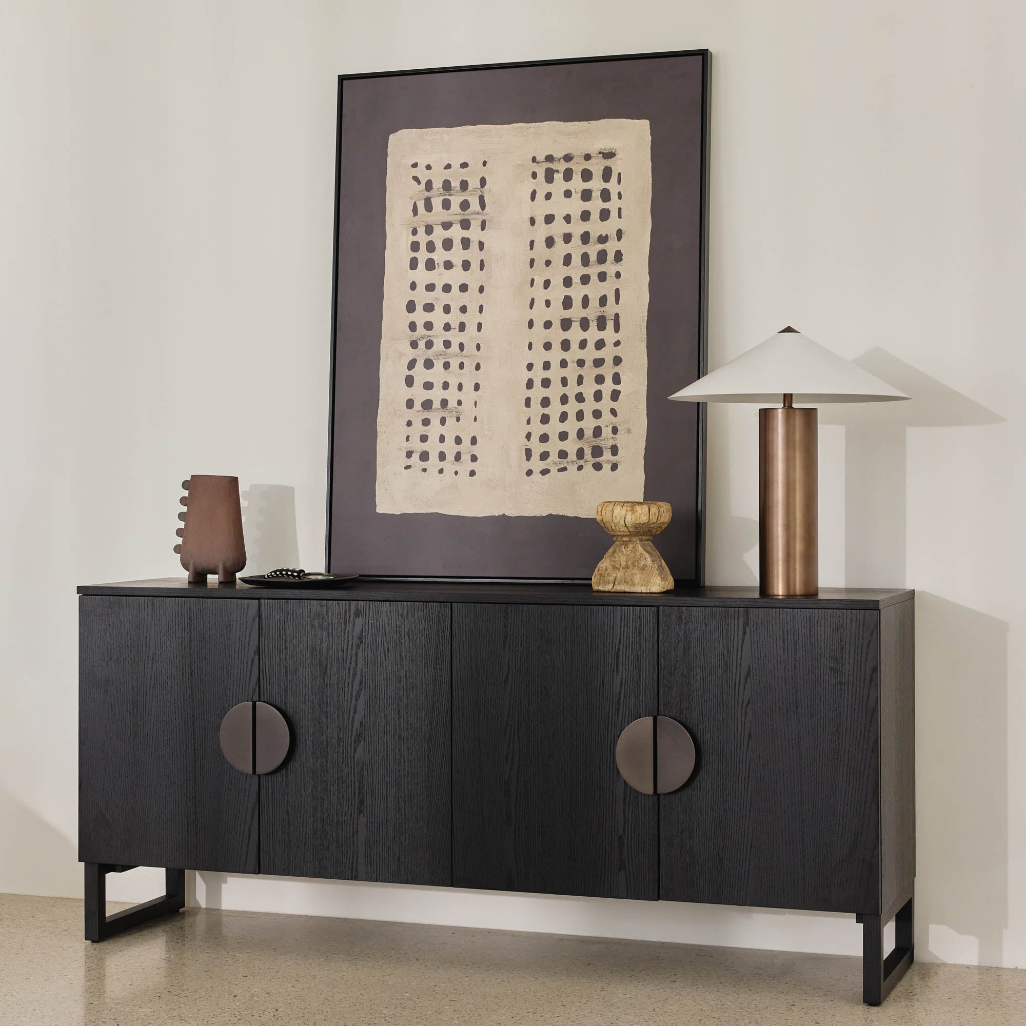 Luna II Sideboard Black Pewter