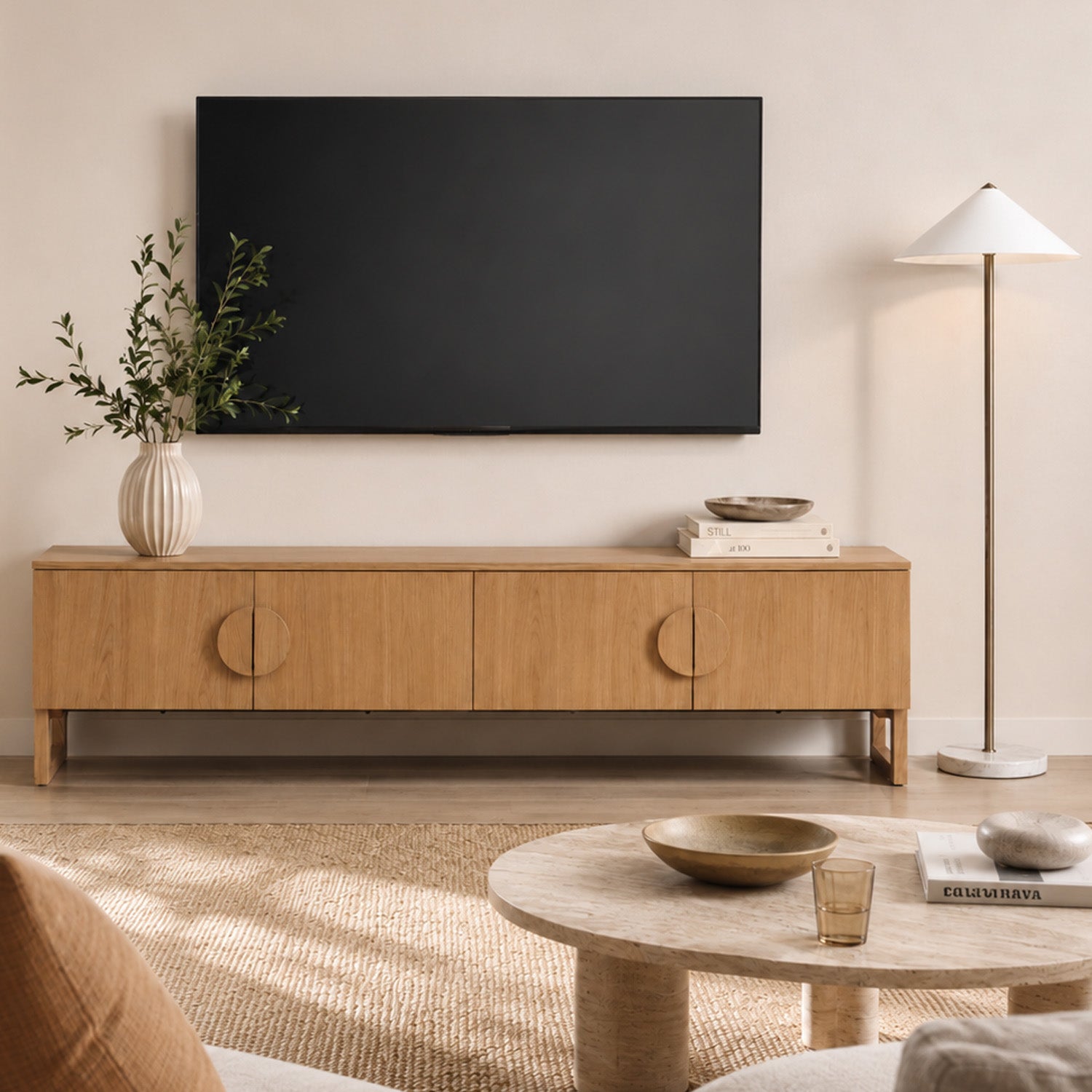 Luna II Entertainment Unit Natural