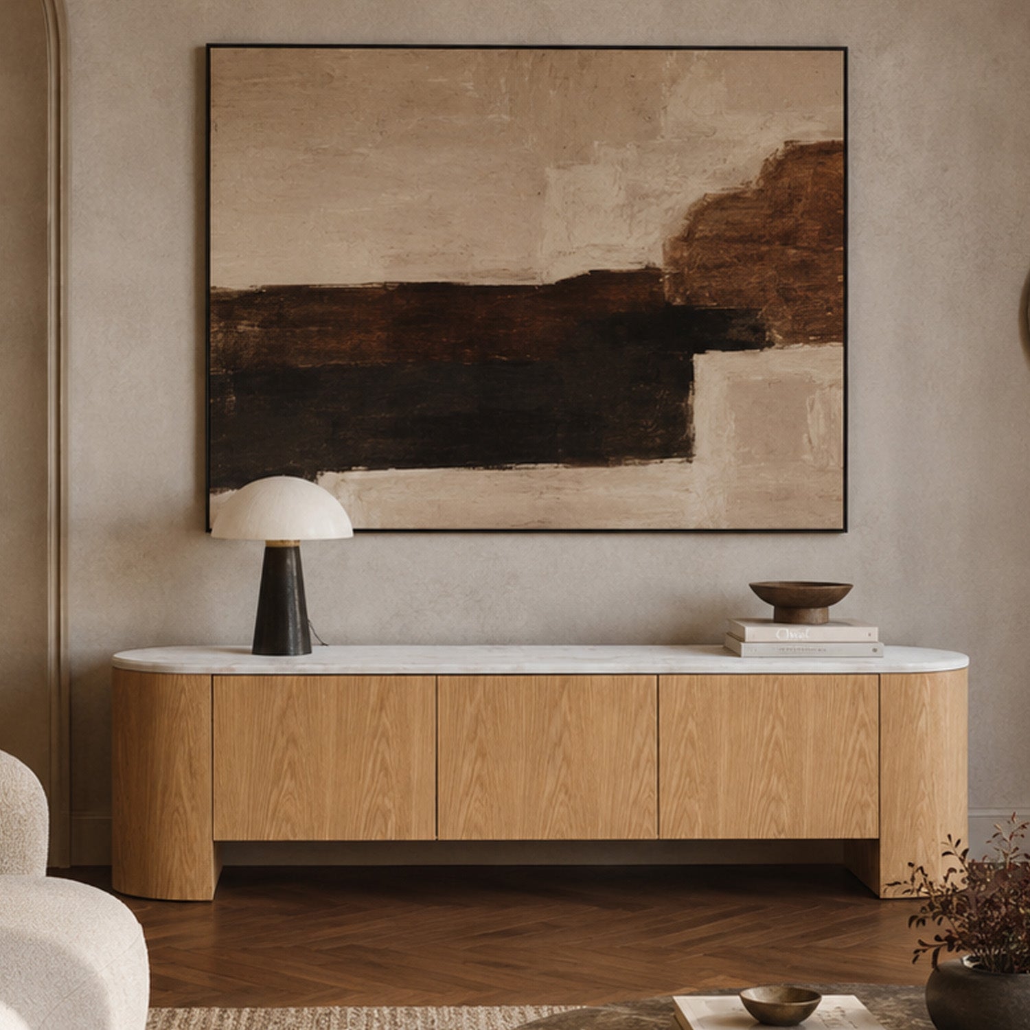 Axel Entertainment Unit Natural