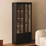 Isobel Tall Cabinet Black