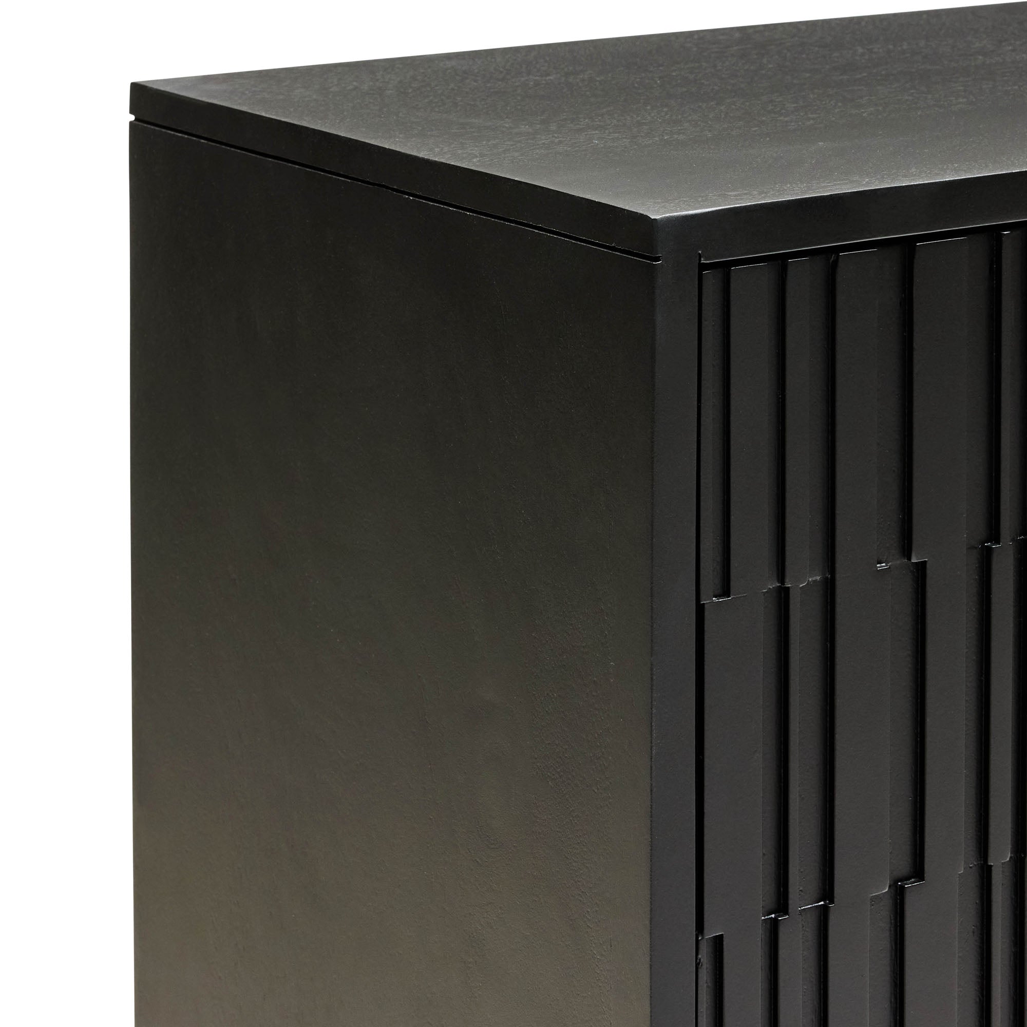 Darwin Sheesham Cabinet Black