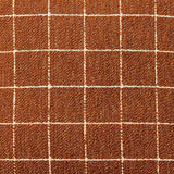 Terracotta Grid Cushion 50 x 50