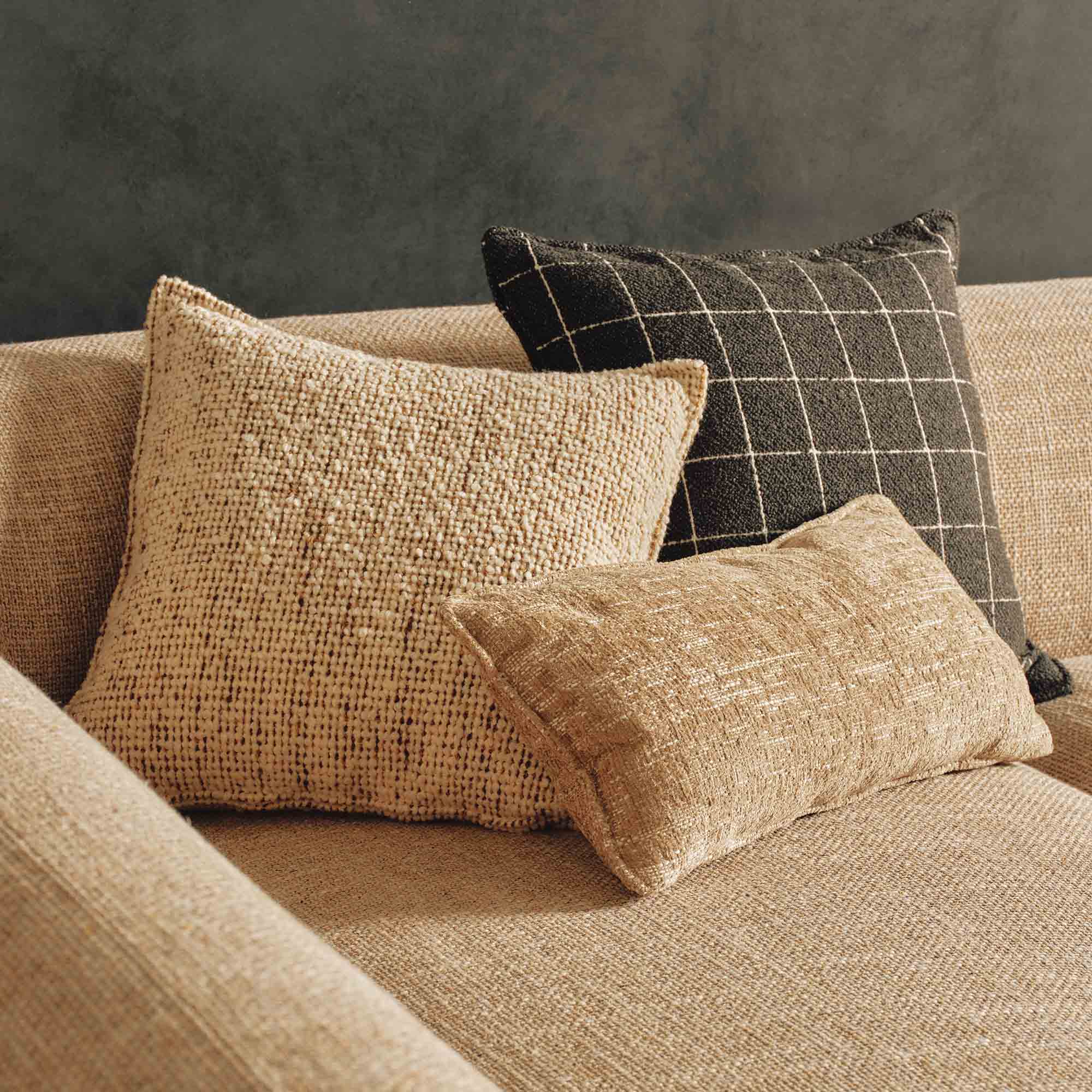 Midnight Grid Cushion 50 x 50