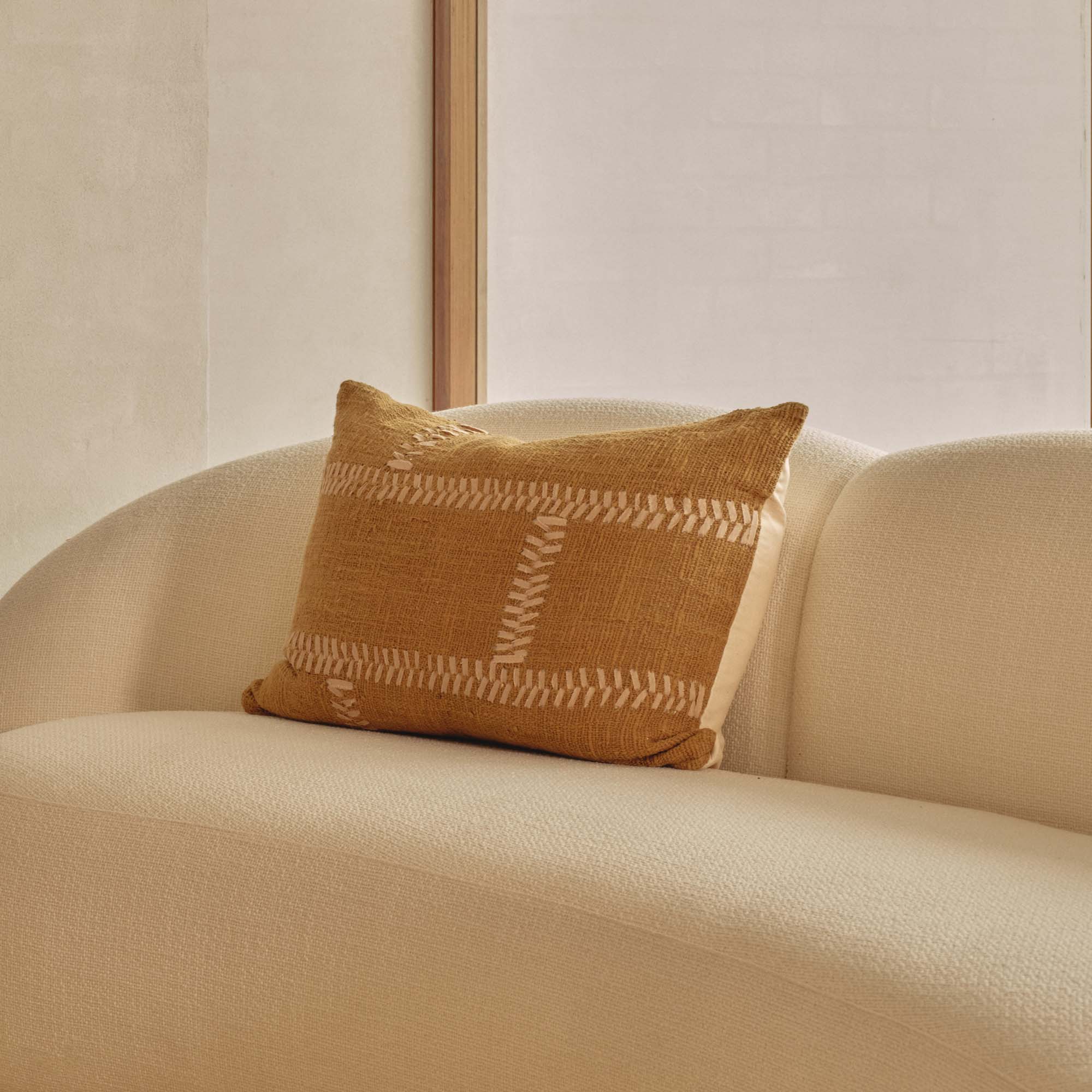 Hans Rectangle Cushion Olive 50x70