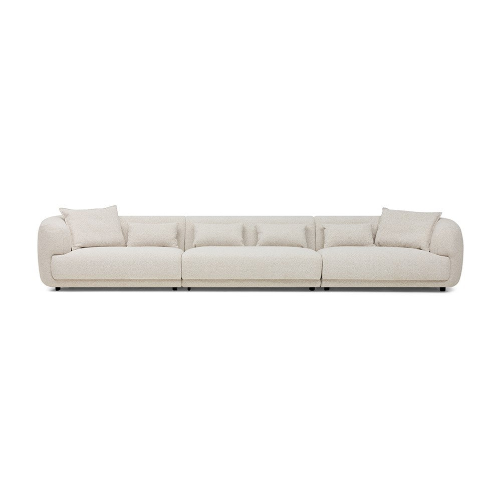 Ardin Modular Sofa Almond Cream 5 Seat