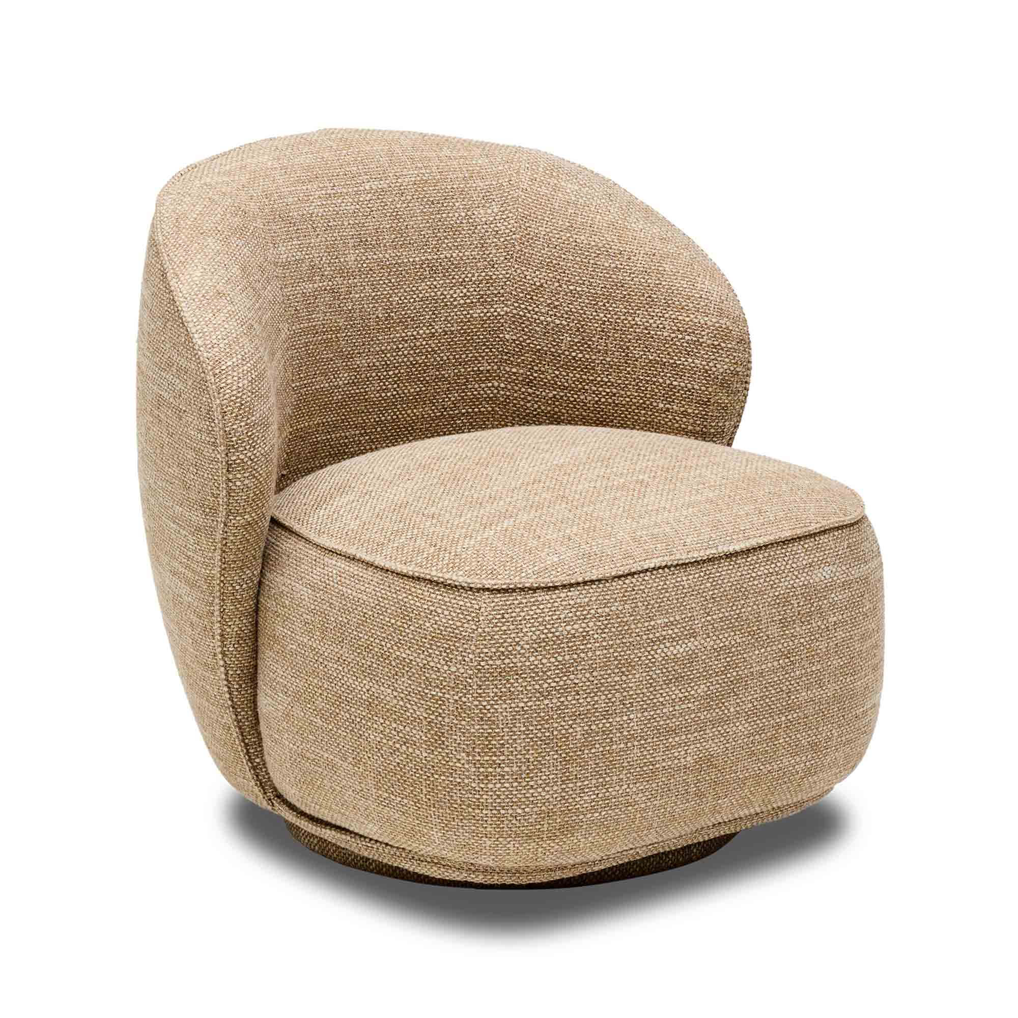 Saskia Swivel Chair Woodsmoke