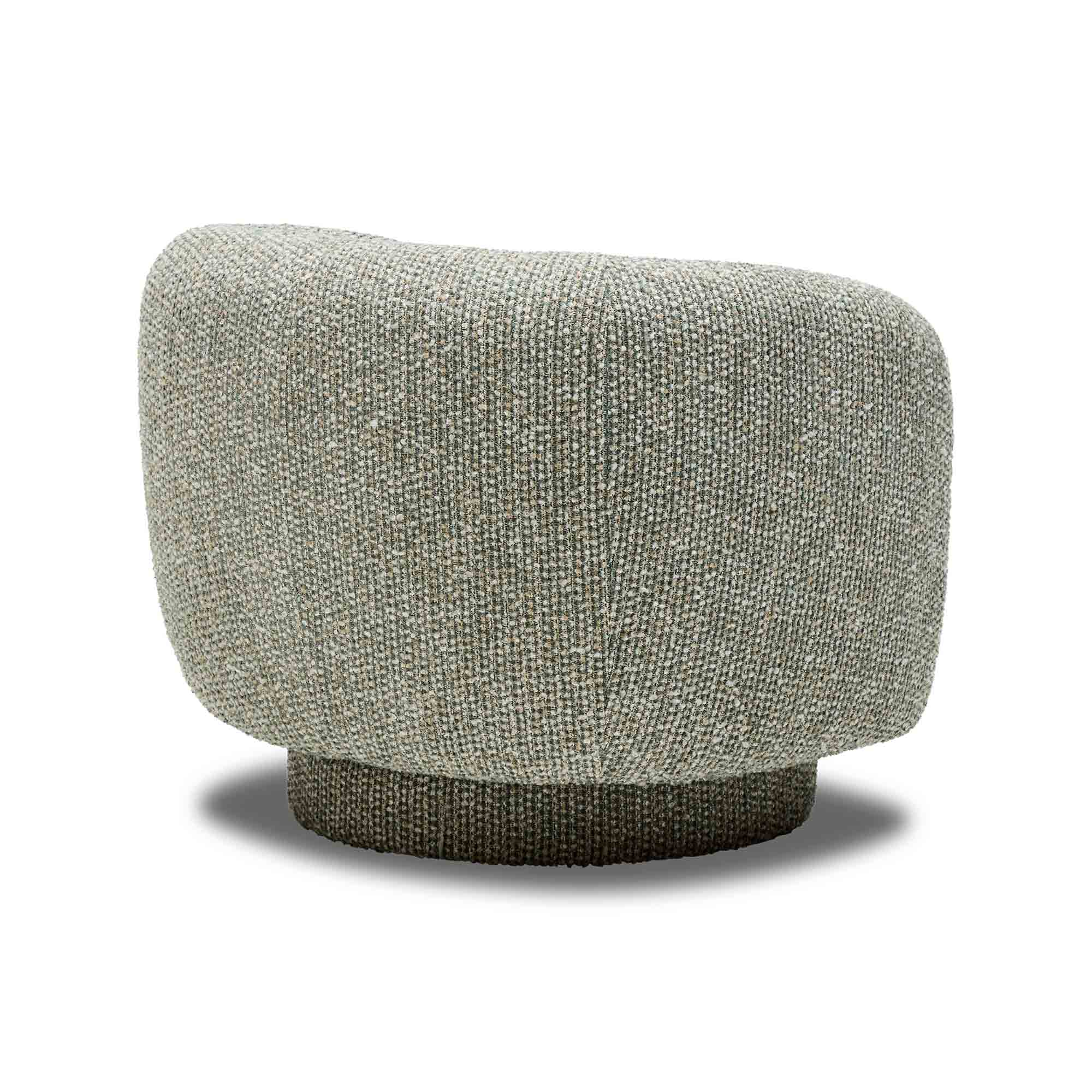 Georgia Swivel Chair Silver Pine