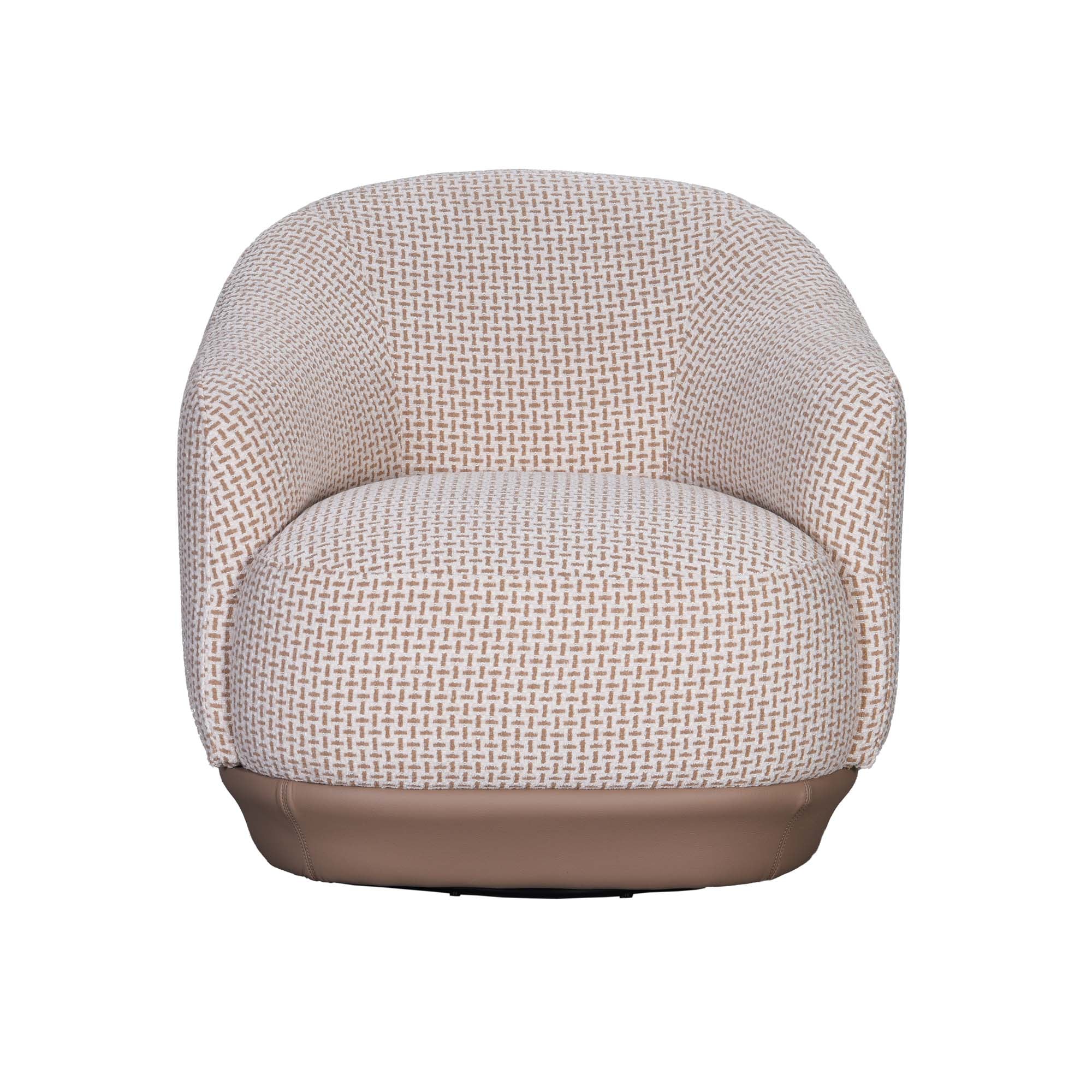 Cora Swivel Chair Cloudstone Tan