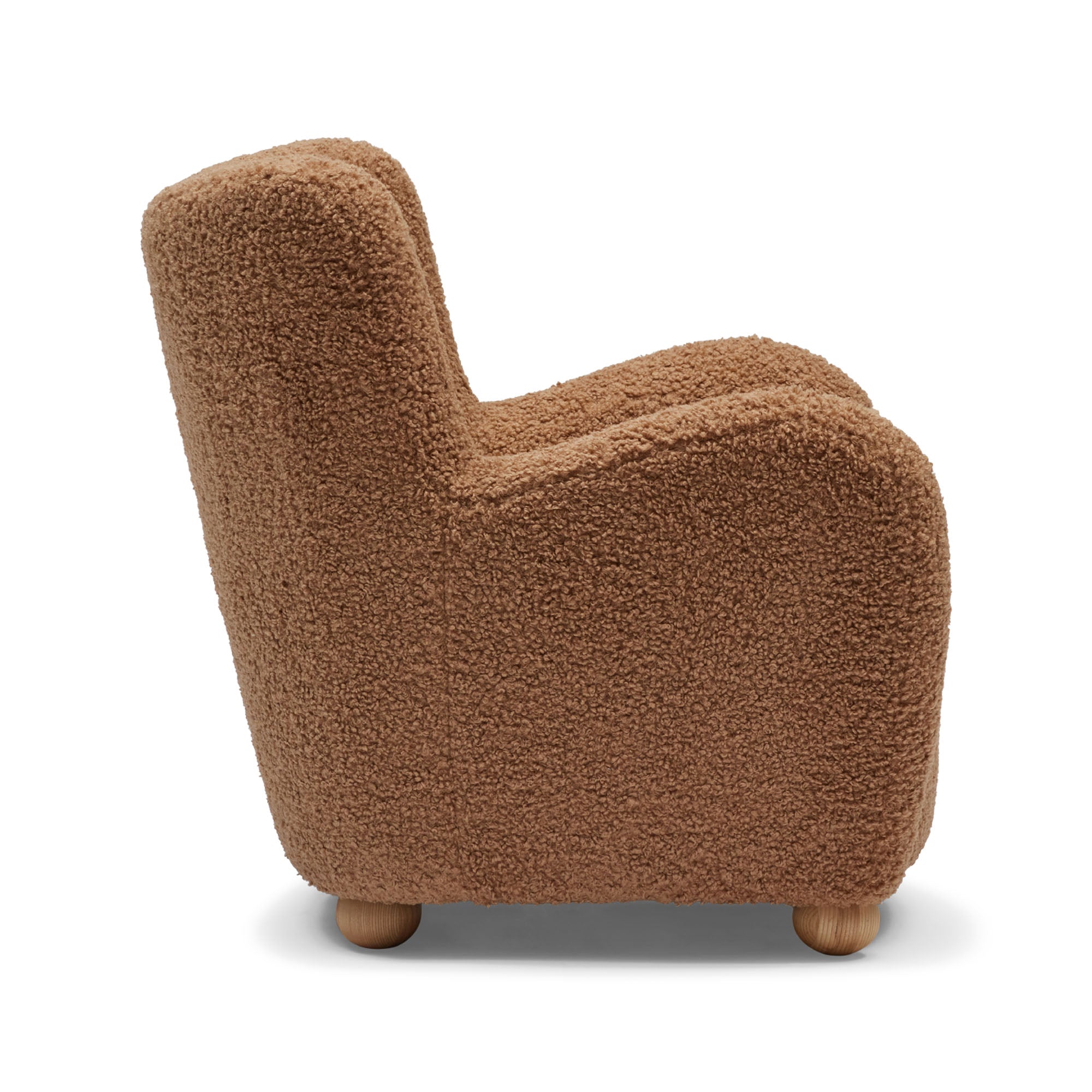 Teddy leather club discount chair