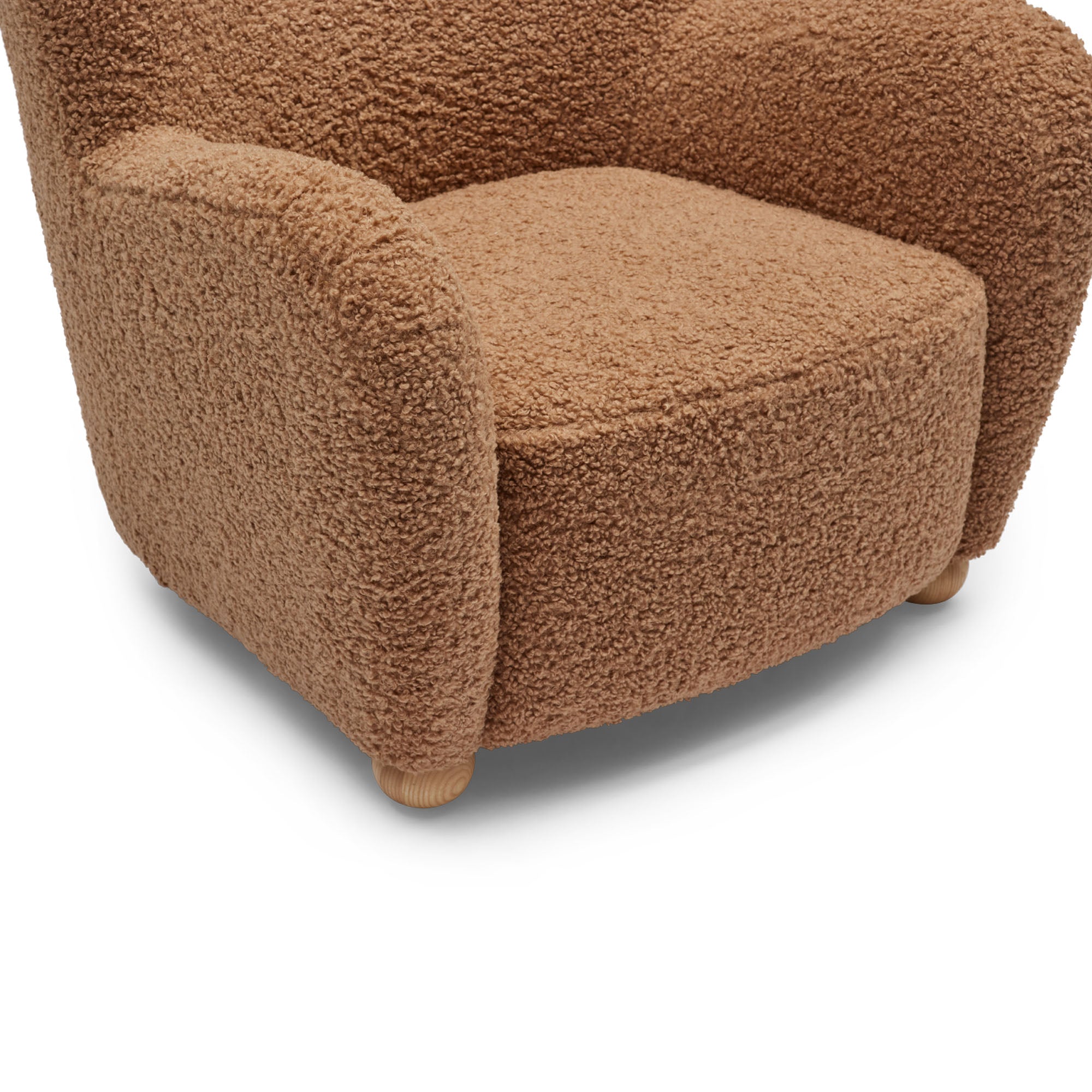 Teddy leather outlet club chair