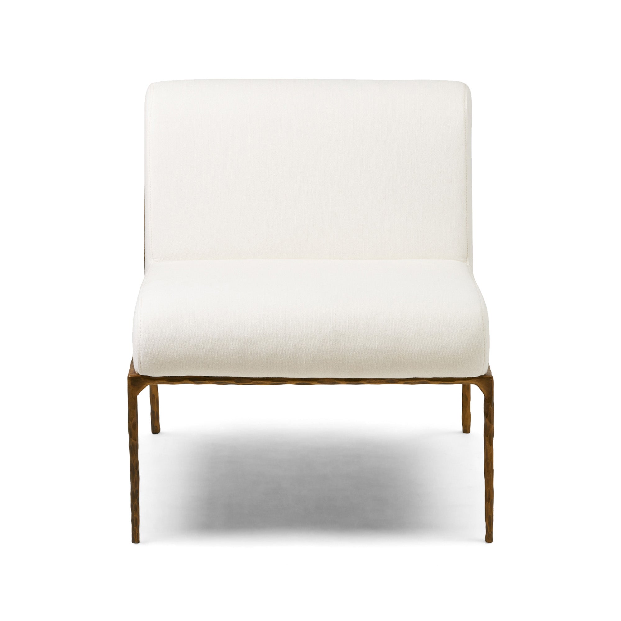 Mila Chair Ivory & Gold