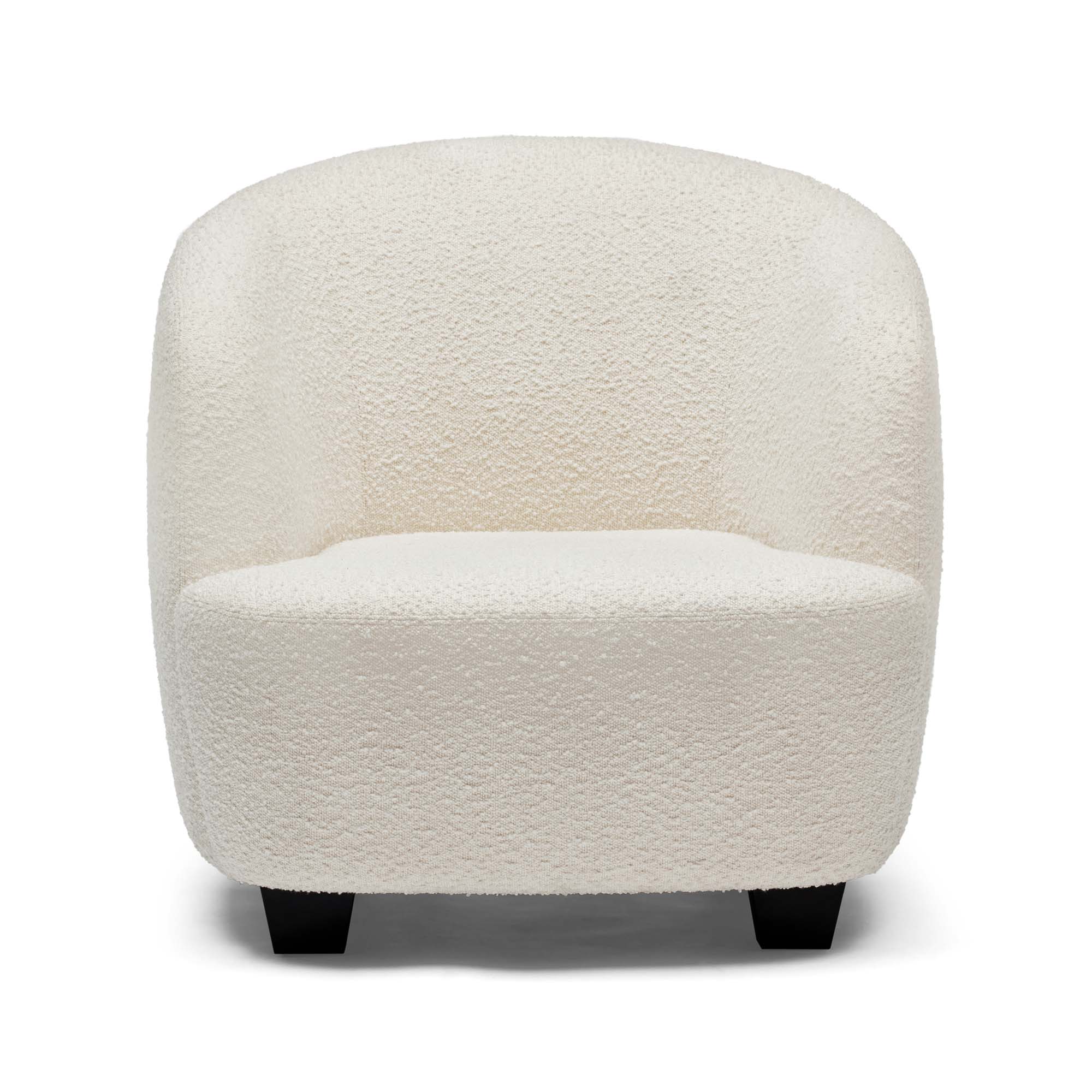 Carey Curved Chair Ivory