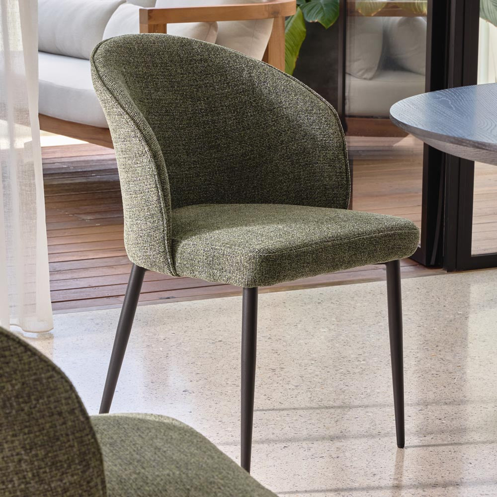 Gia Dining Chair Moss Green