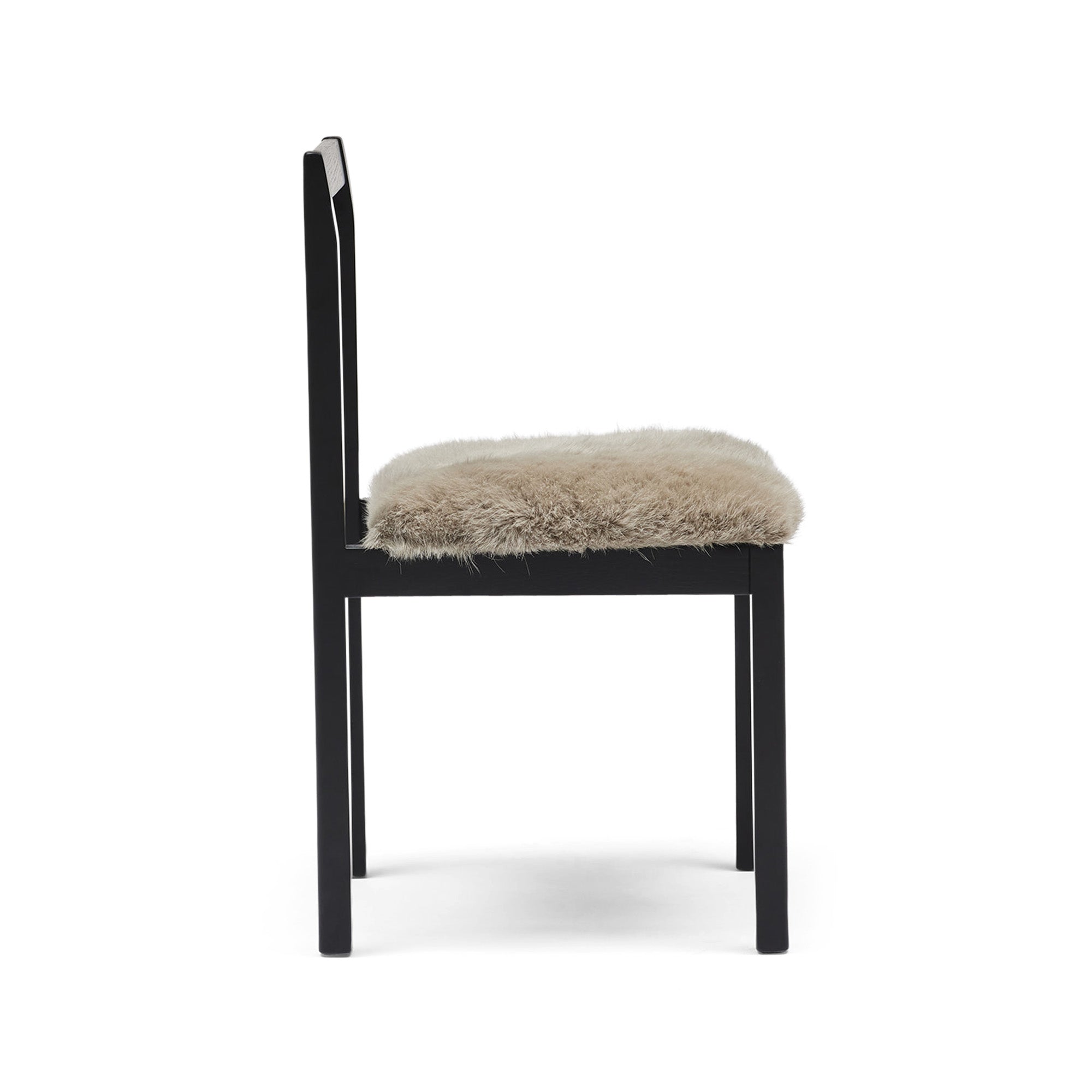 Subo Dining Chair Grey Goat Skin