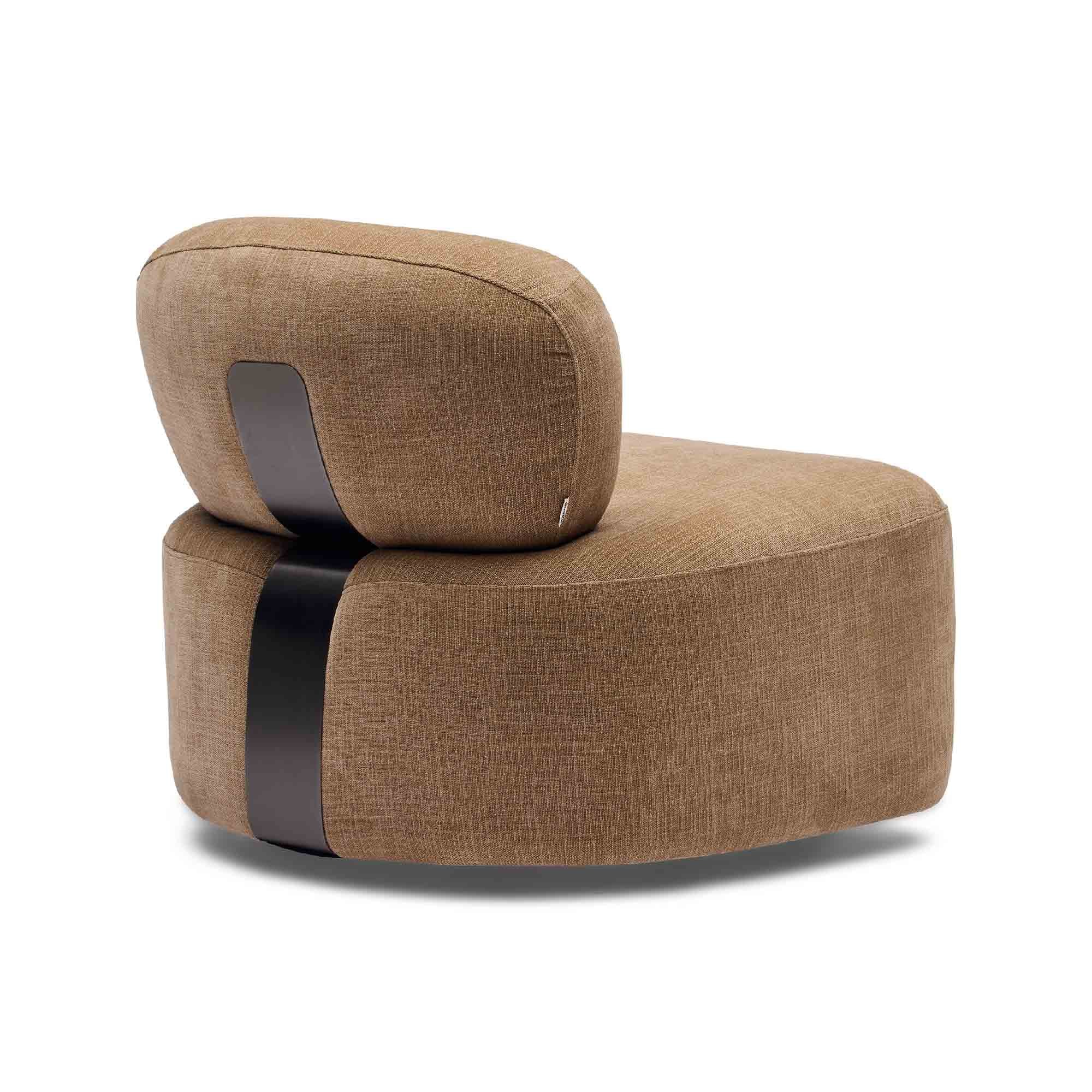 Emery Swivel Chair Chestnut