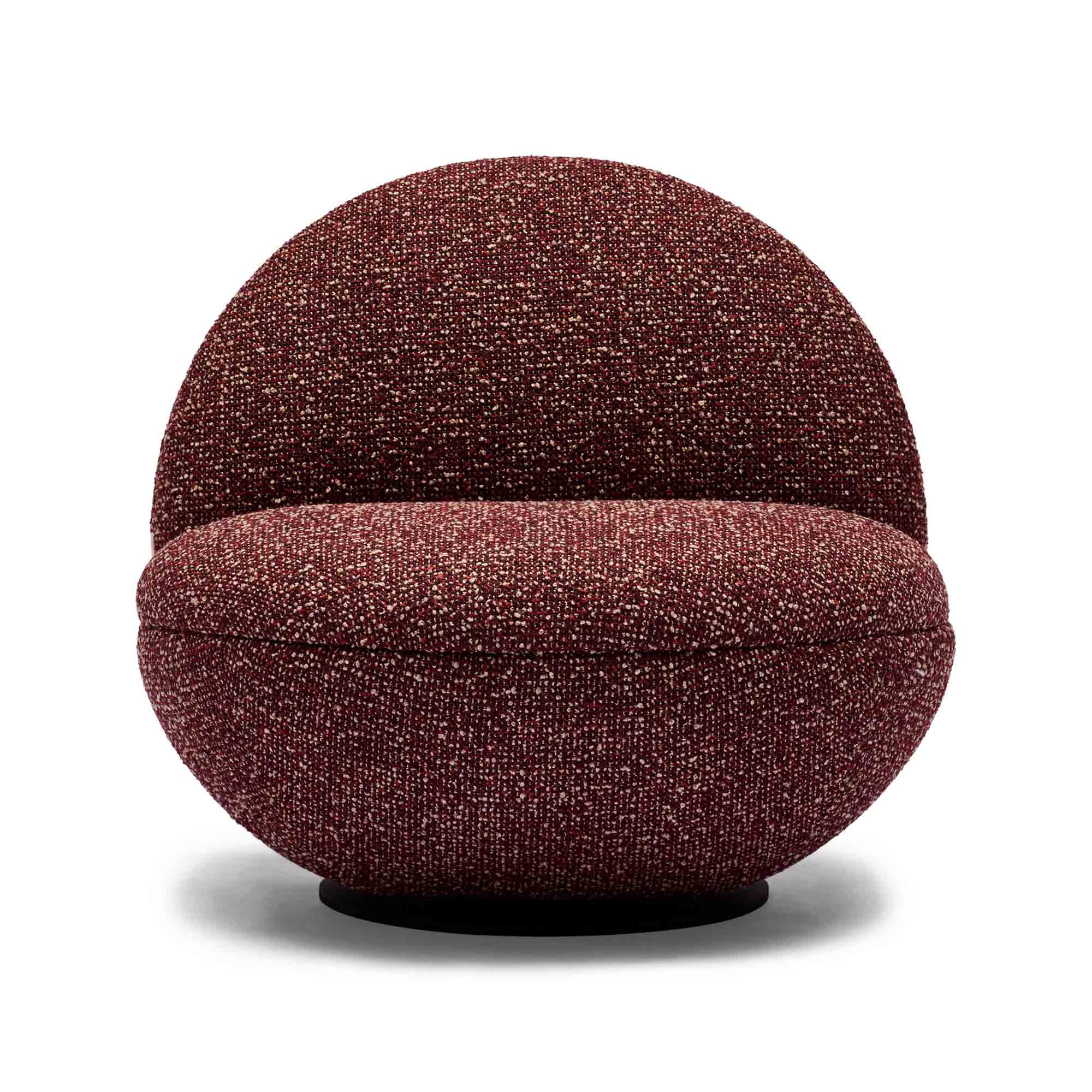 Mattia Swivel Chair Currant