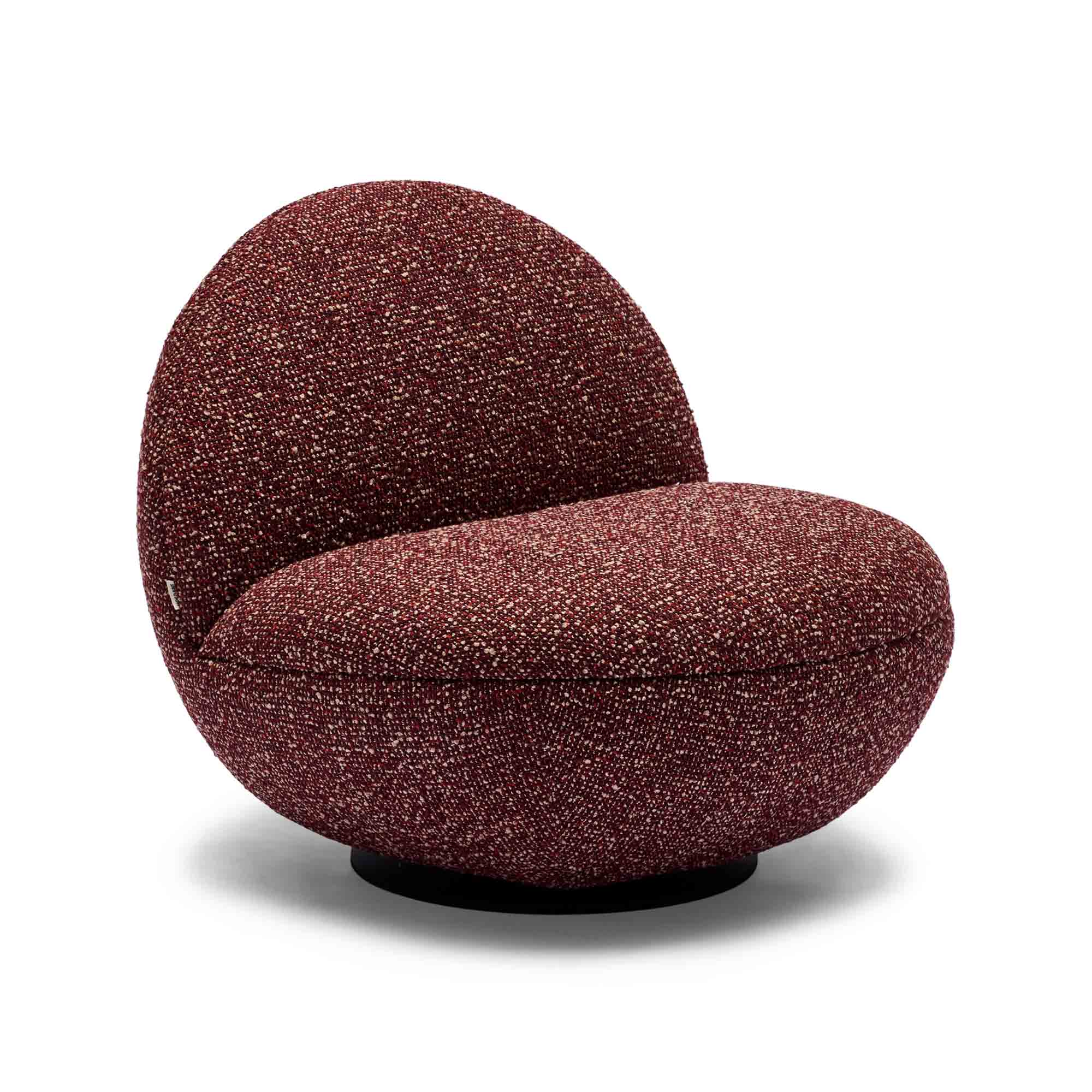 Mattia Swivel Chair Currant