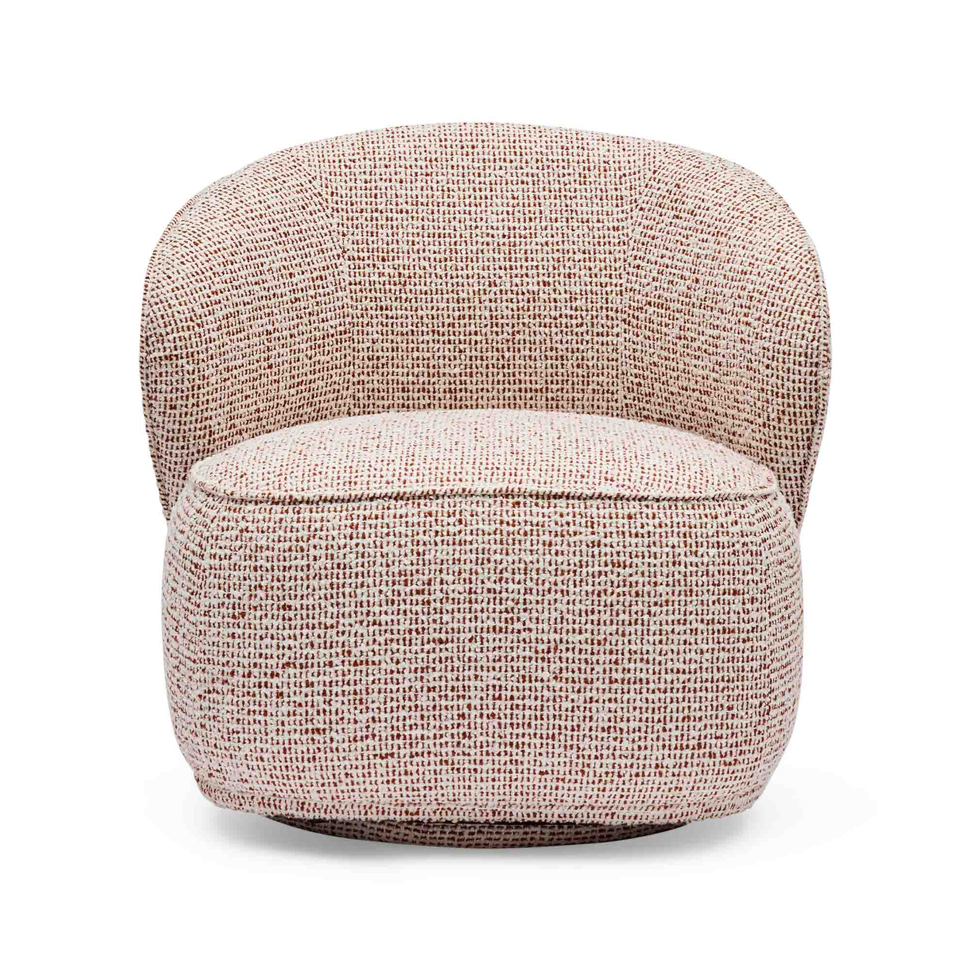 Saskia Swivel Chair Terracotta