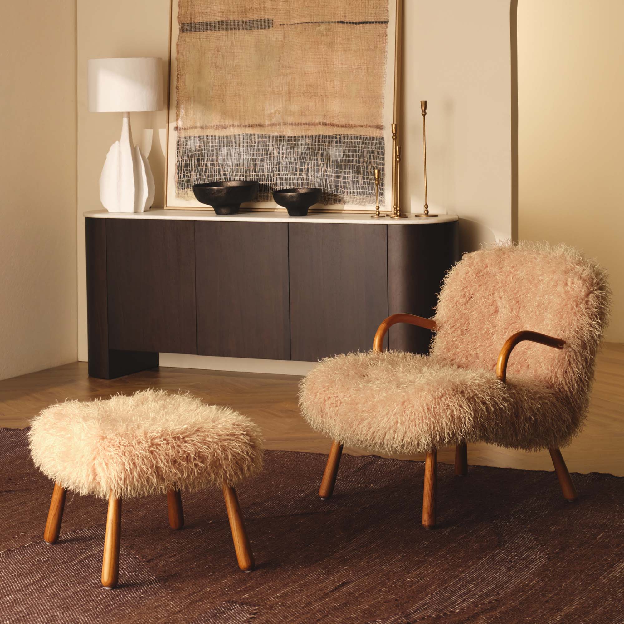 Frankie Chair & Ottoman Set