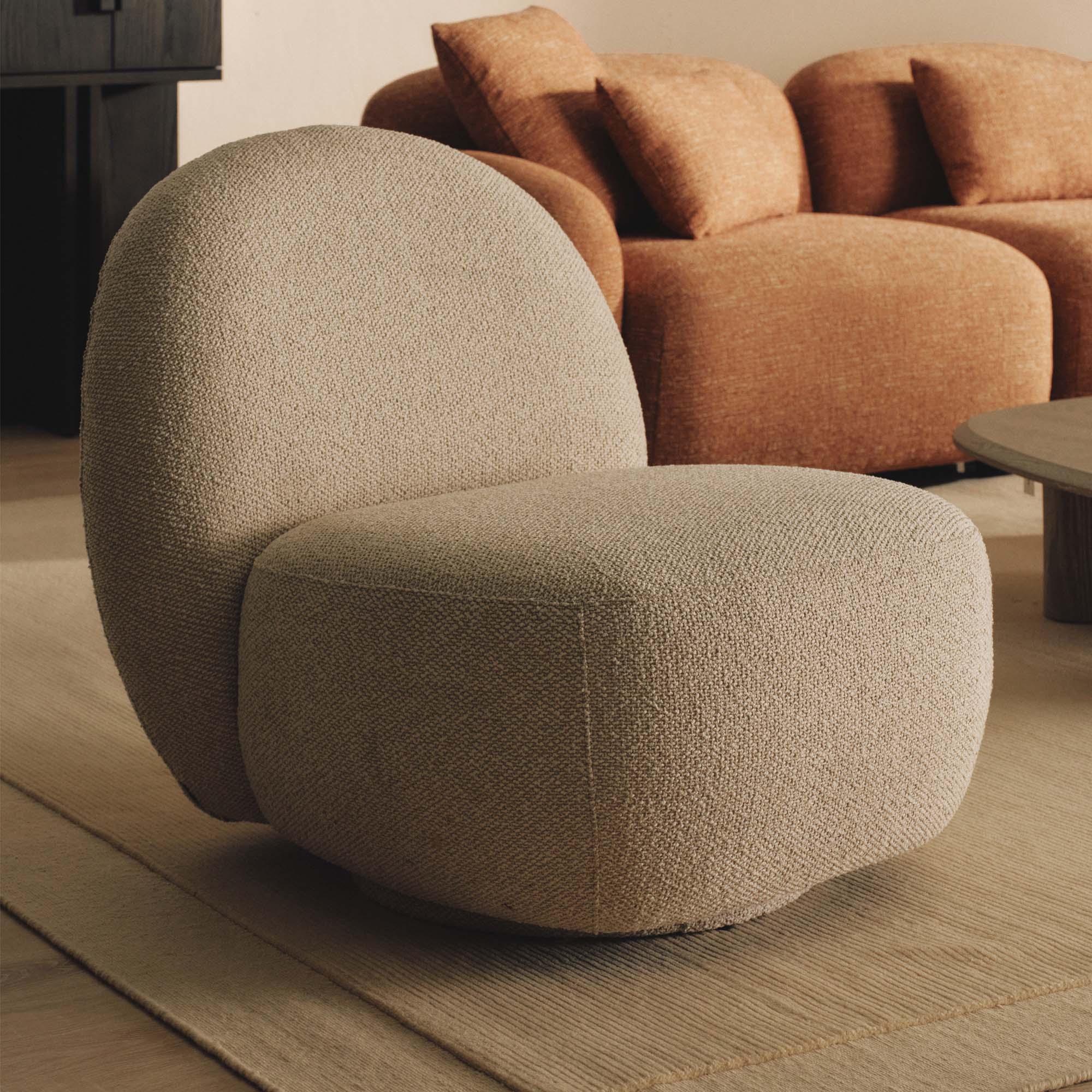 Liora Swivel Chair Fog