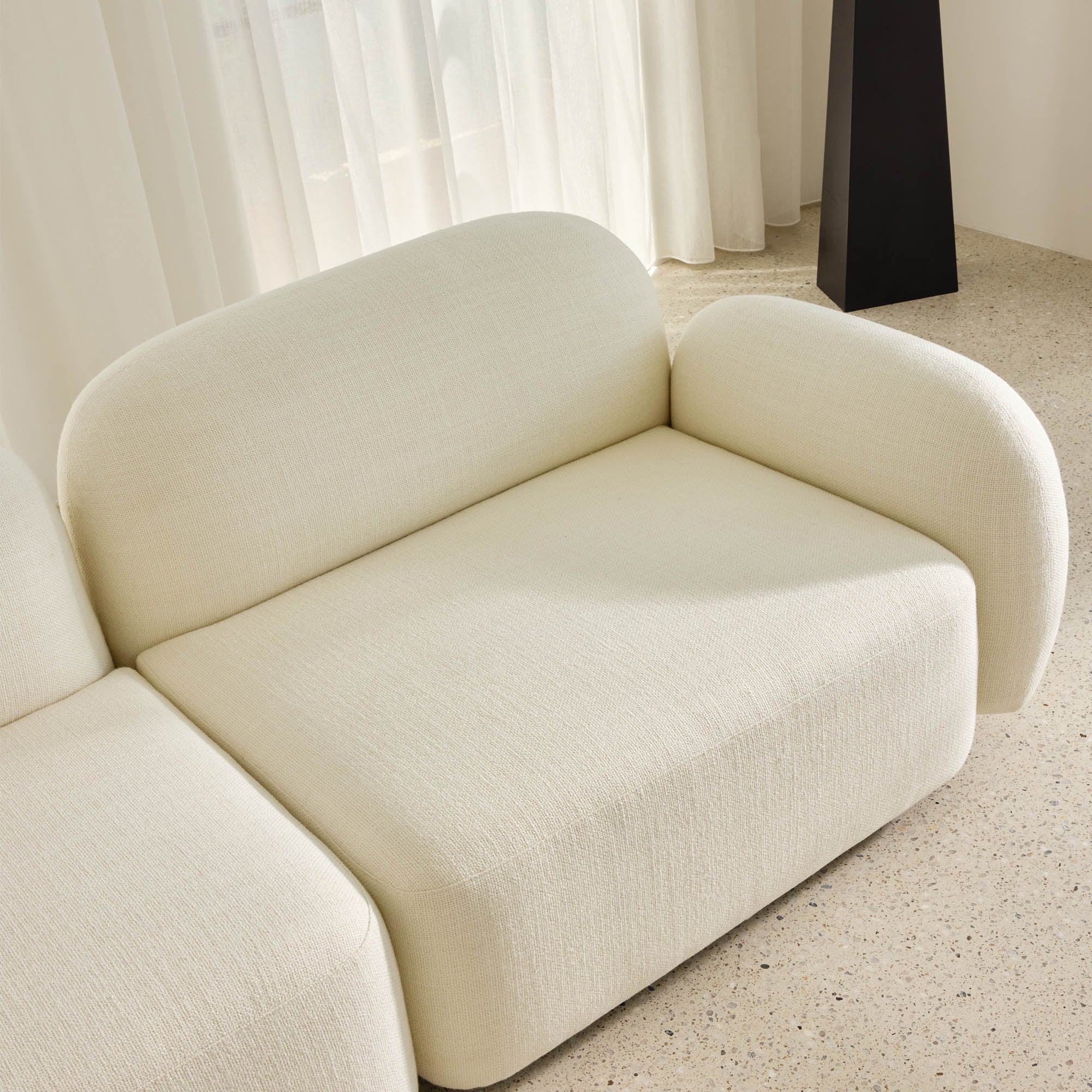 Oslo Modular Sofa Frosted Ivory 2 Seat