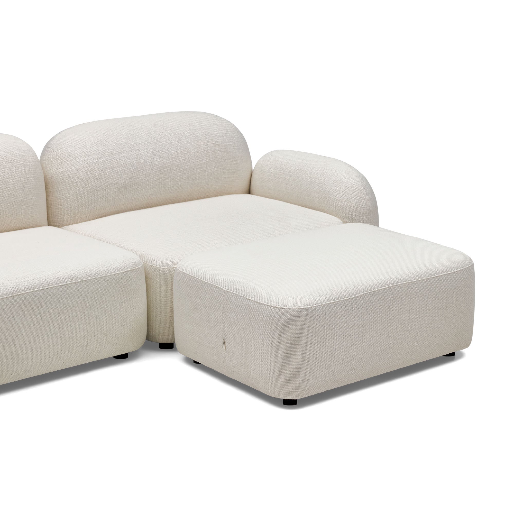 Oslo Modular Sofa Ivory 2 Seat Right Chaise