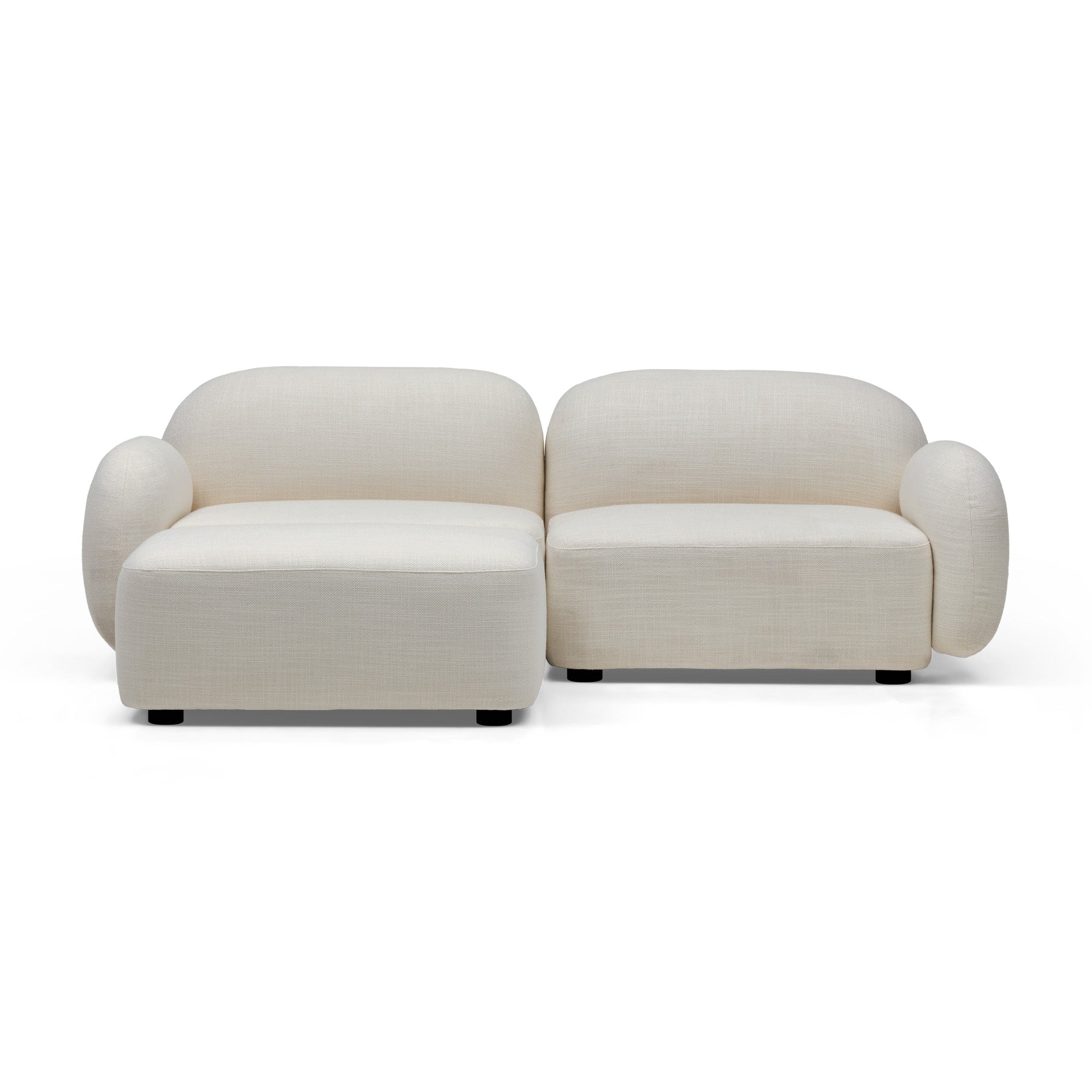 Oslo Modular Sofa Ivory 2 Seat Left Chaise