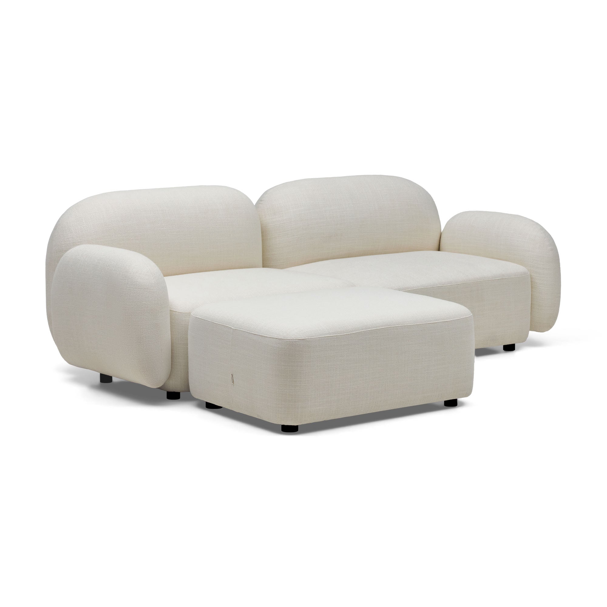 Oslo Modular Sofa Ivory 2 Seat Left Chaise