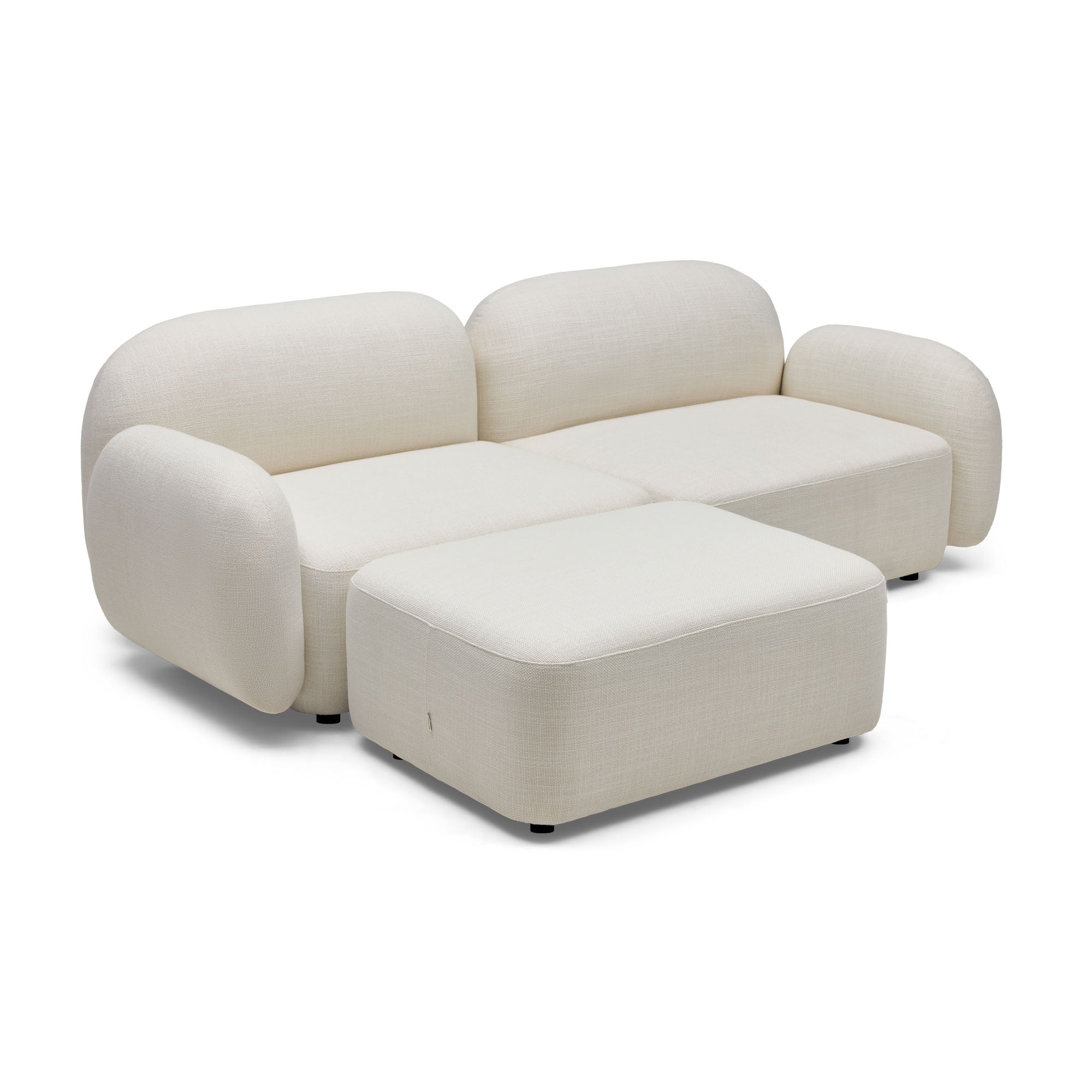 Oslo Modular Sofa Ivory 2 Seat Left Chaise