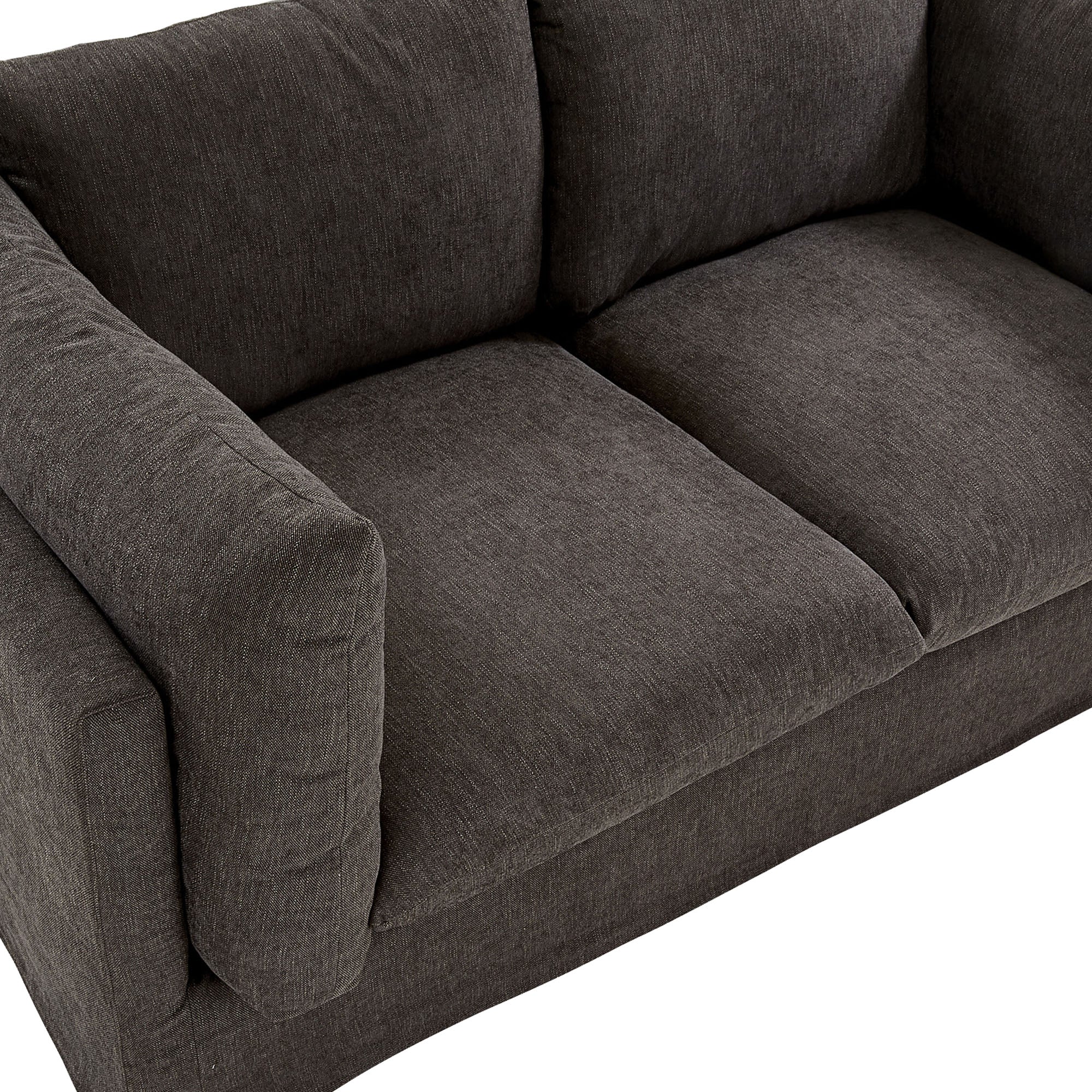 Charcoal Sofa Cover for Ella 2-seater
