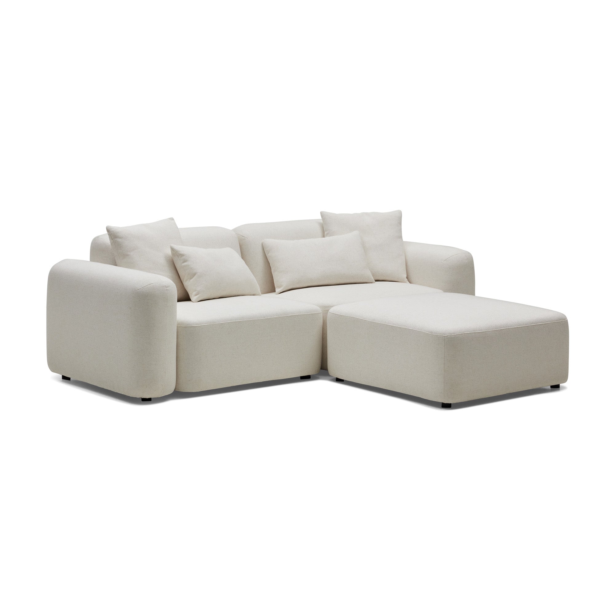 Pascal Modular Sofa Ivory 2 Seat Right Chaise