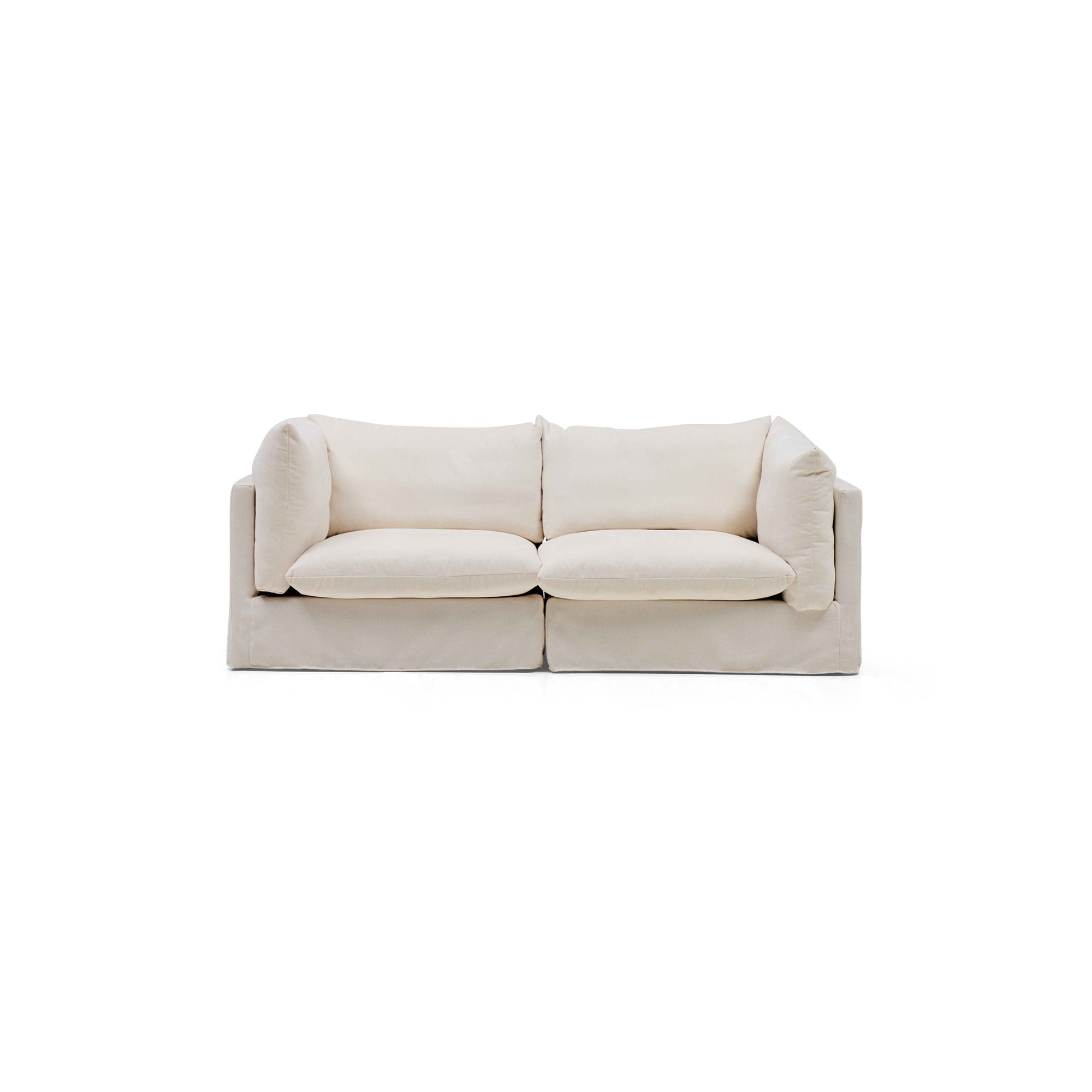 Mia Modular Sofa Ivory 2 Seat