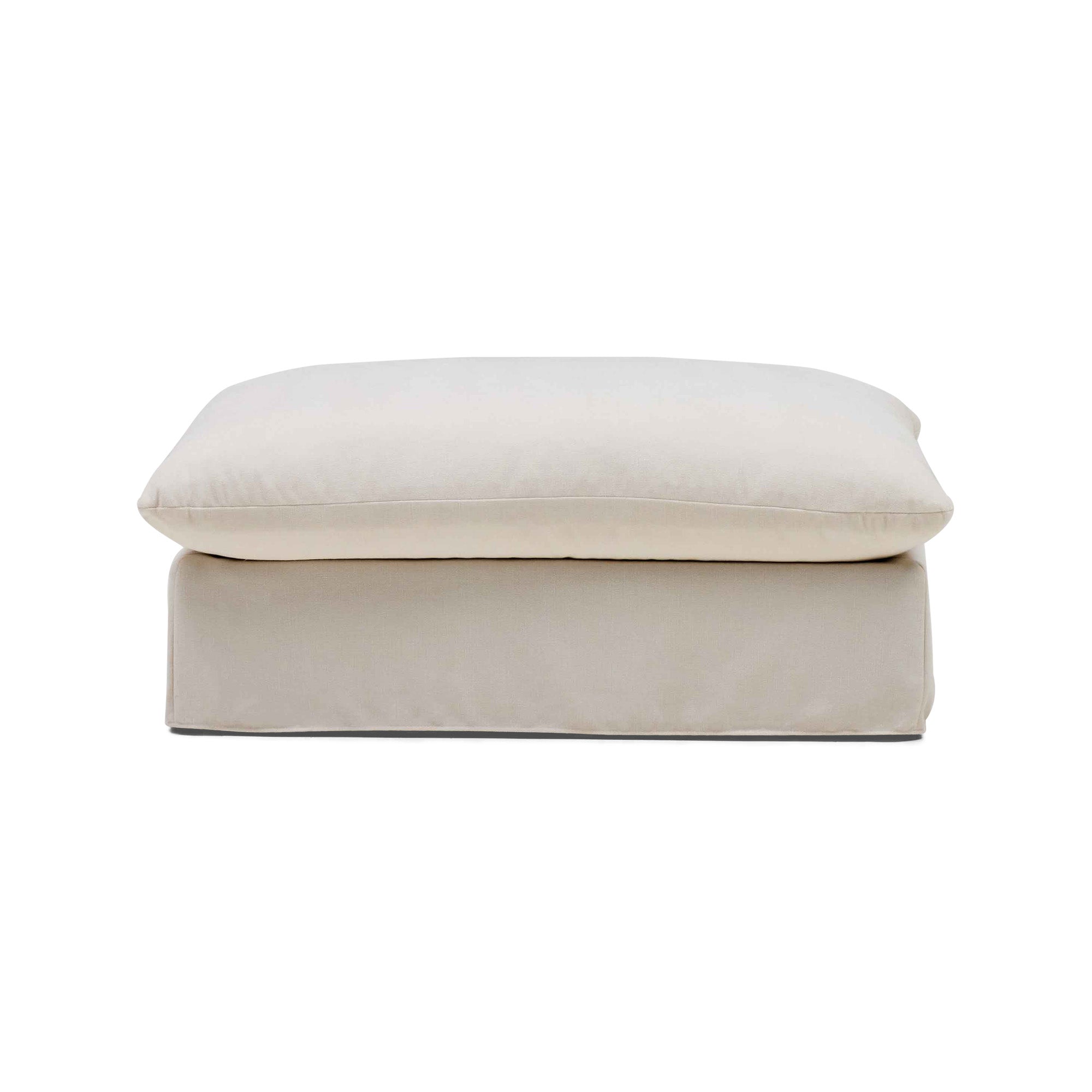 Mia Ottoman Warm Ivory