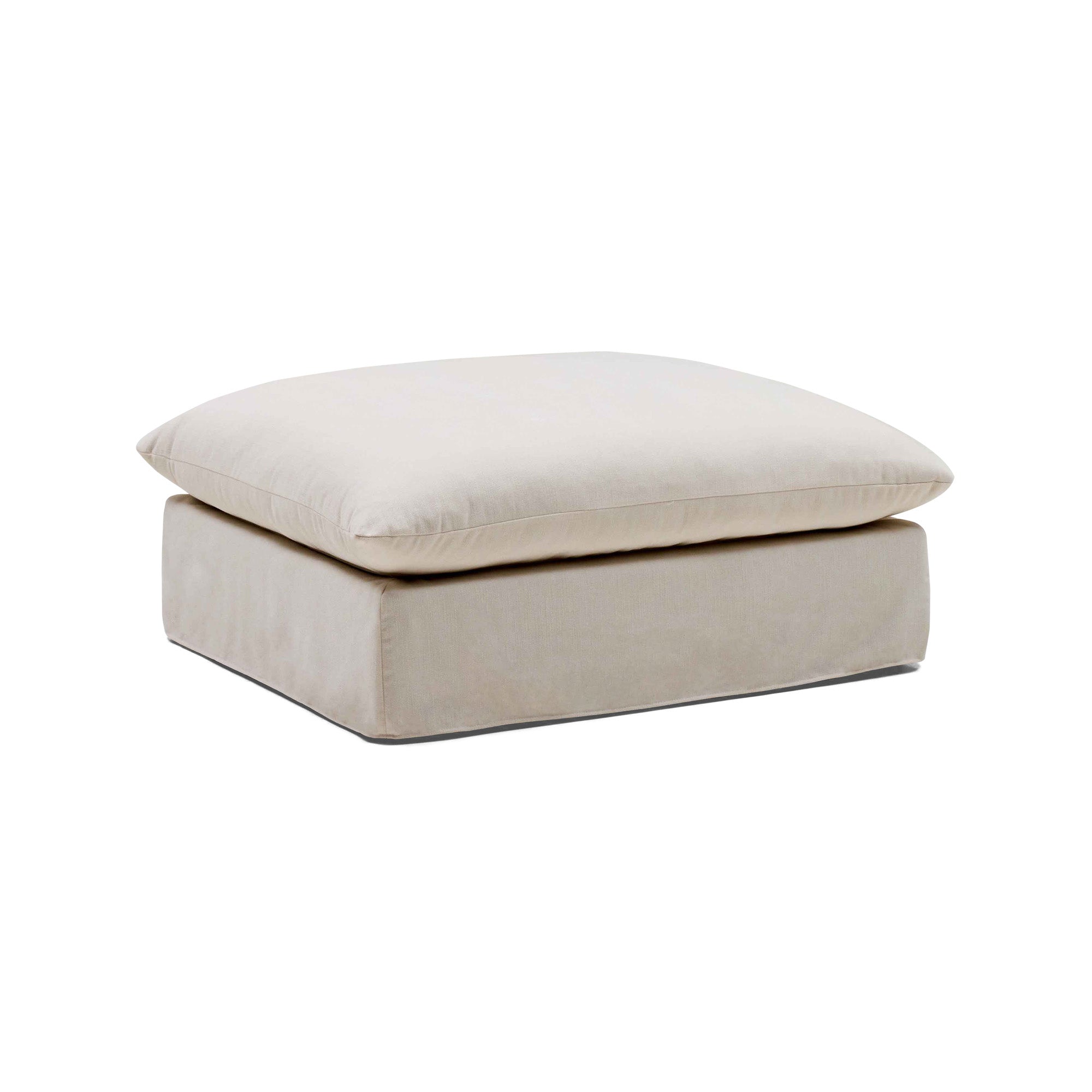 Mia Ottoman Ivory