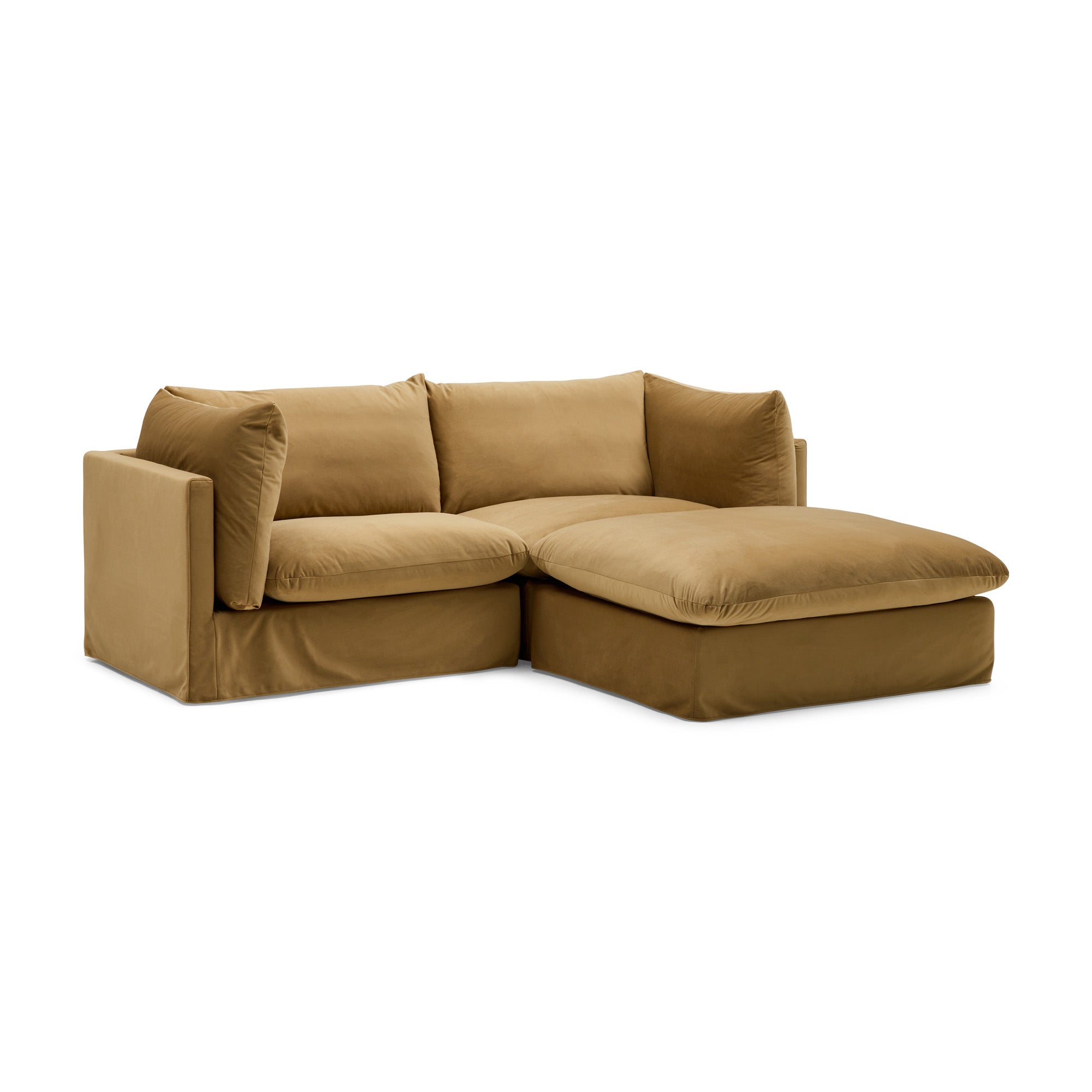 Mia Modular Sofa Sand 2 Seat Right