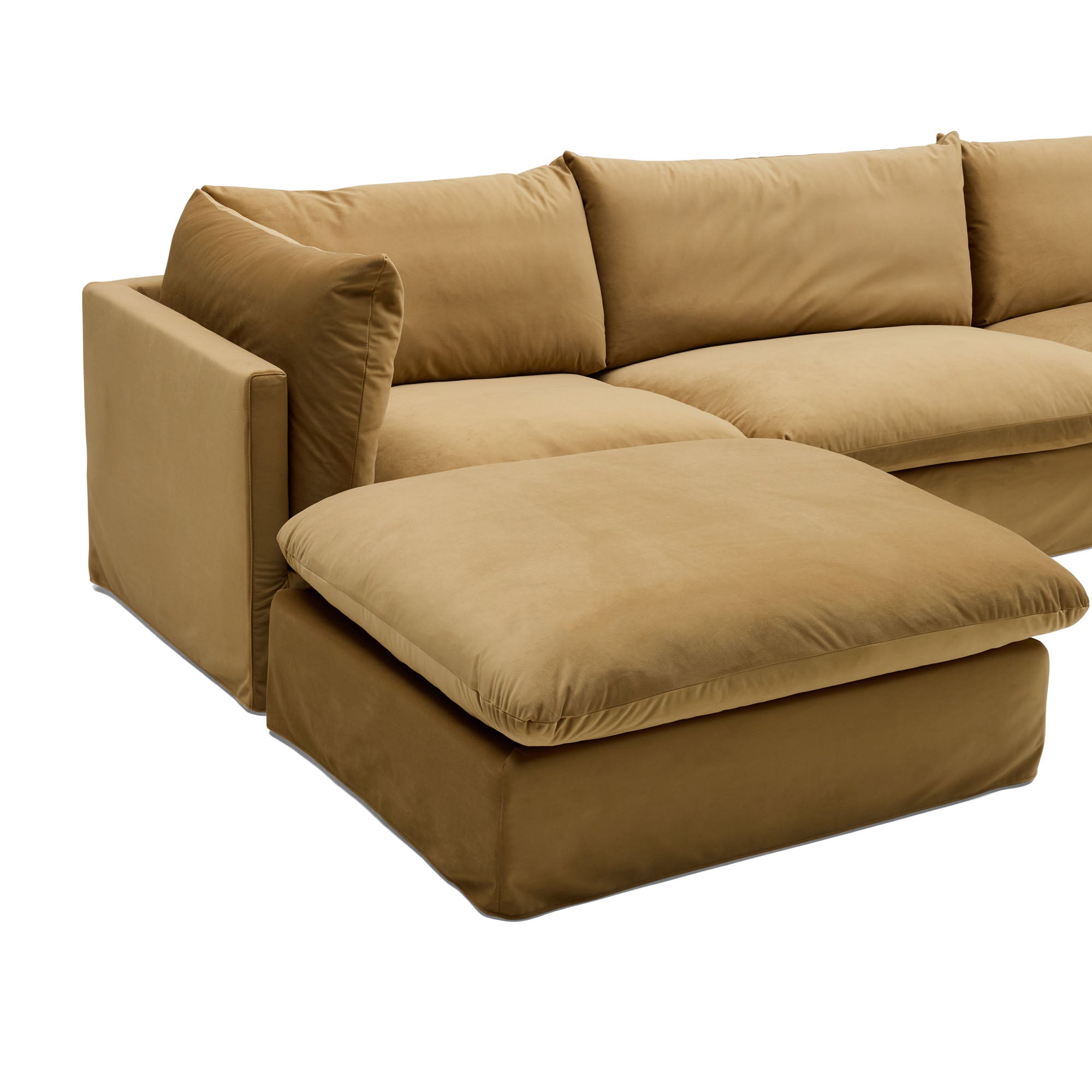 Mia Modular Sofa Sand 3 Seat Left