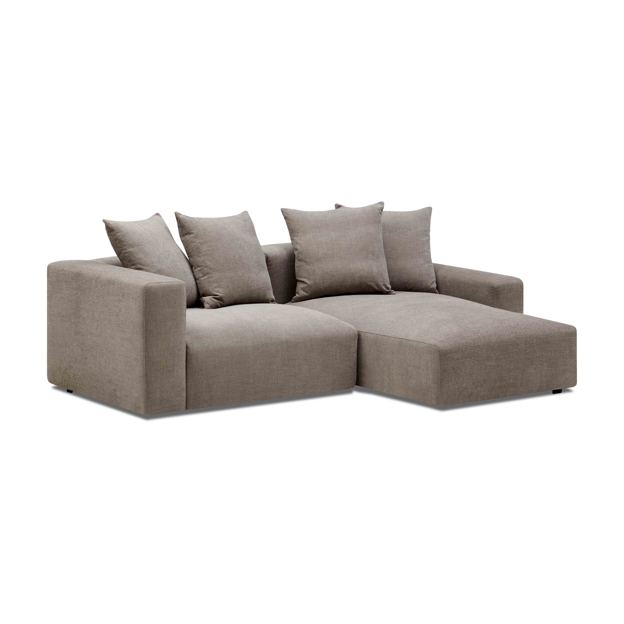 Madrid Modular Sofa Slate 2 Seat Right